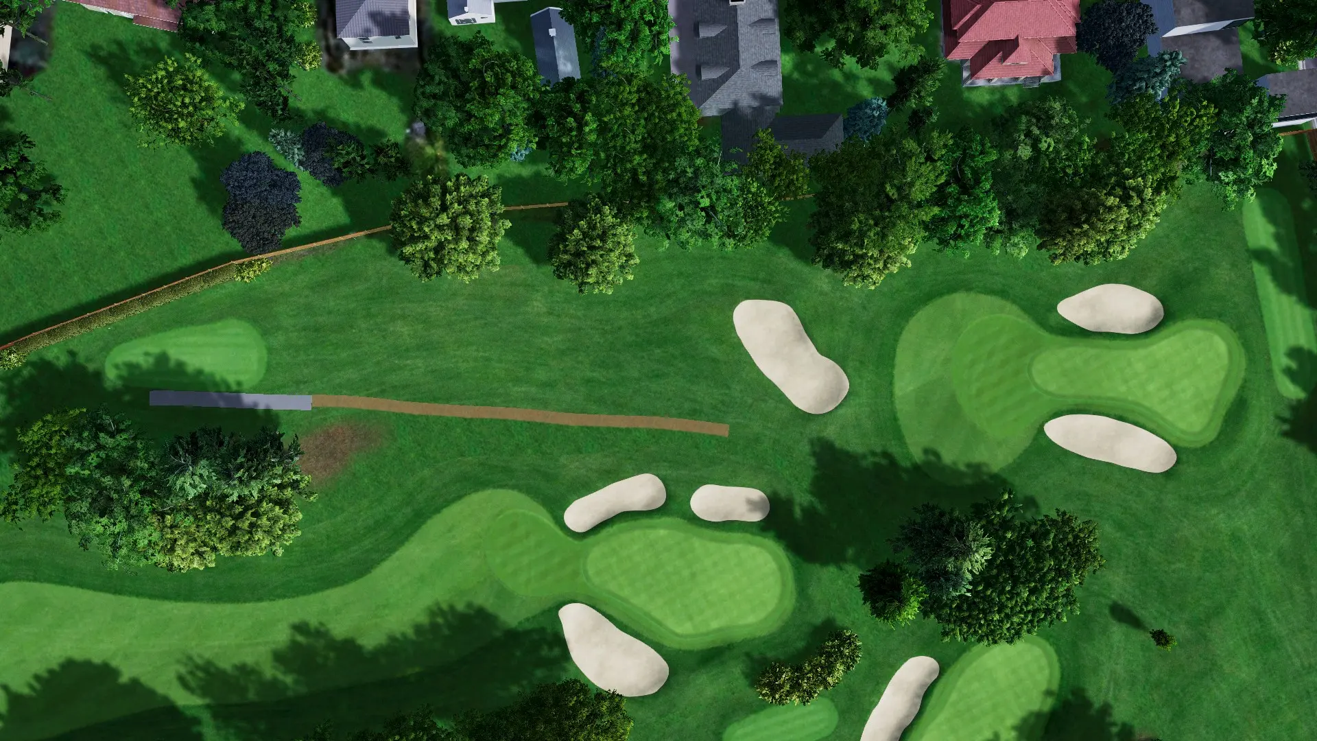 Hole 4 at Golf de Saint-Cloud Yellow Course