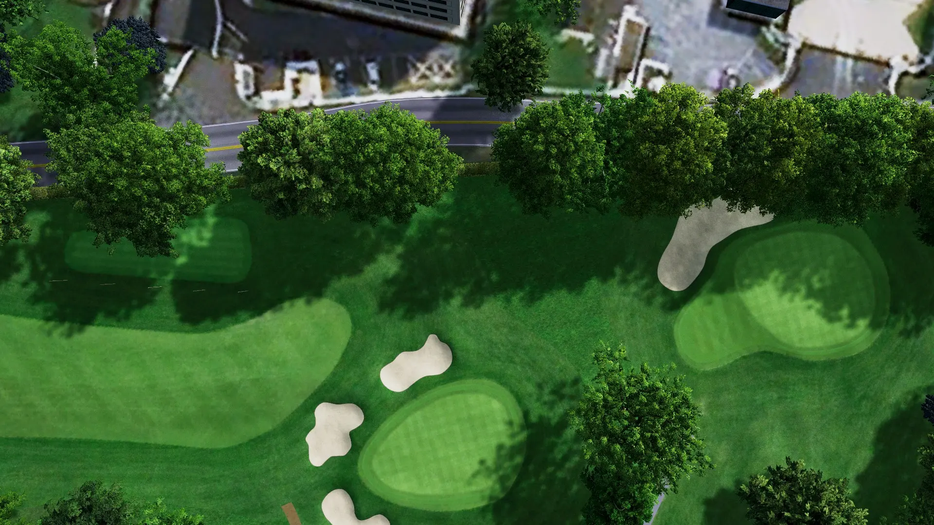 Hole 6 at Golf de Saint-Cloud Yellow Course