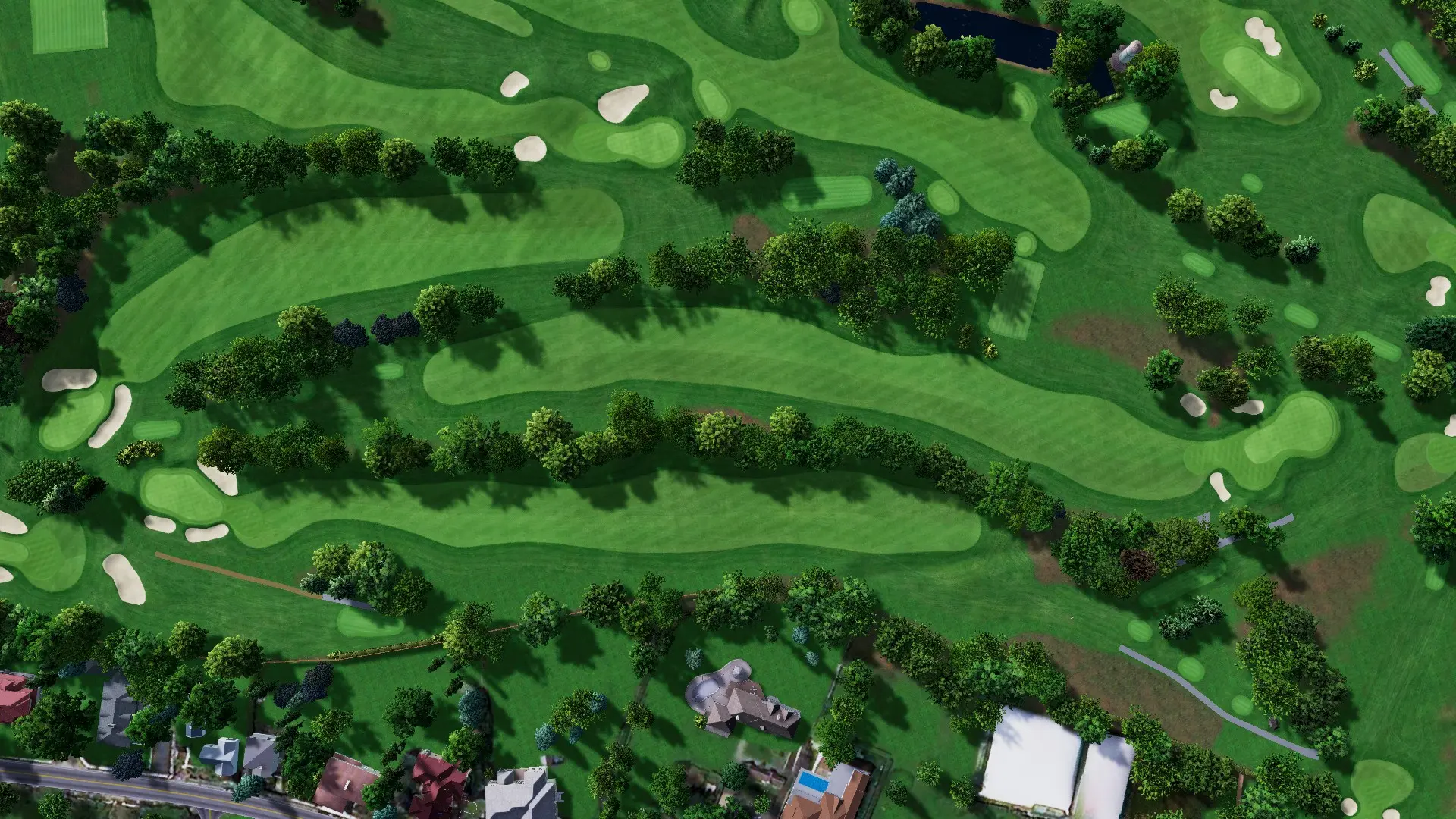 Hole 9 at Golf de Saint-Cloud Yellow Course