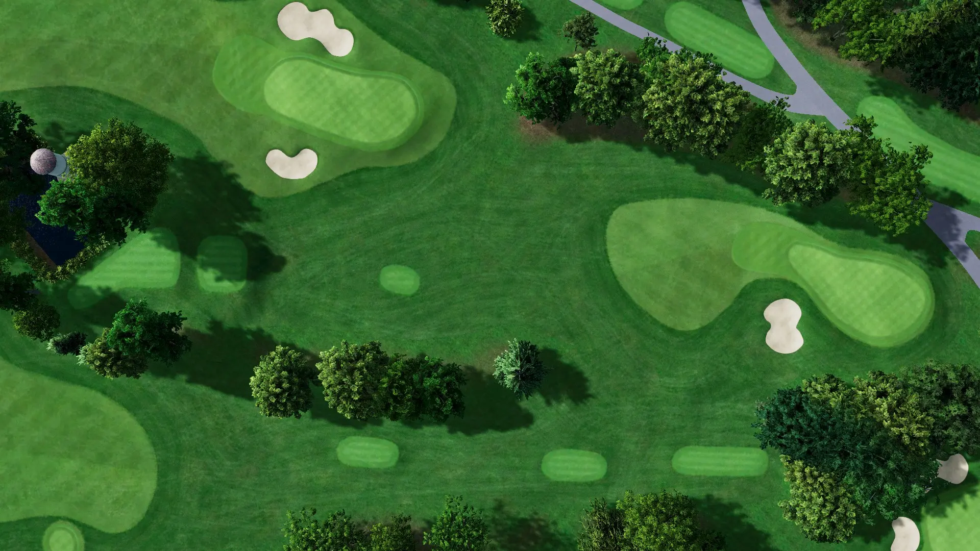 Hole 13 at Golf de Saint-Cloud Yellow Course