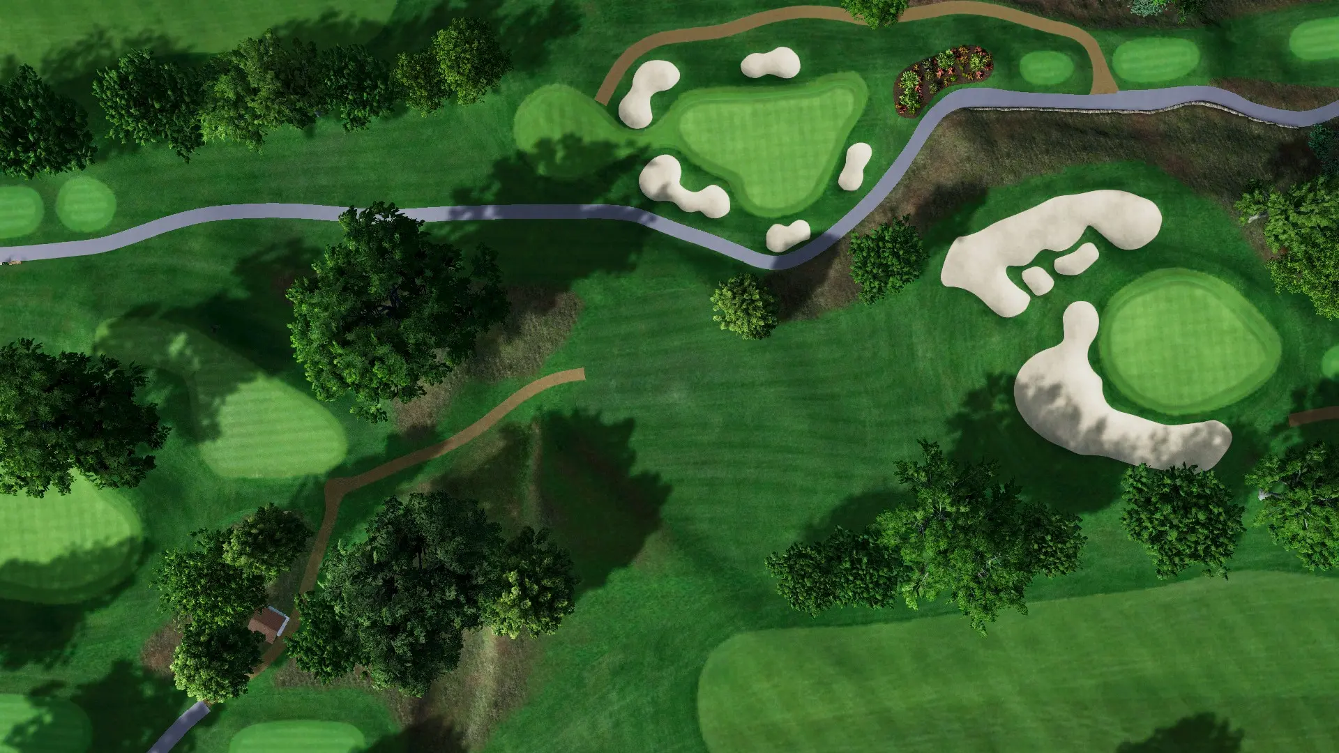 Hole 14 at Golf de Saint-Cloud Yellow Course