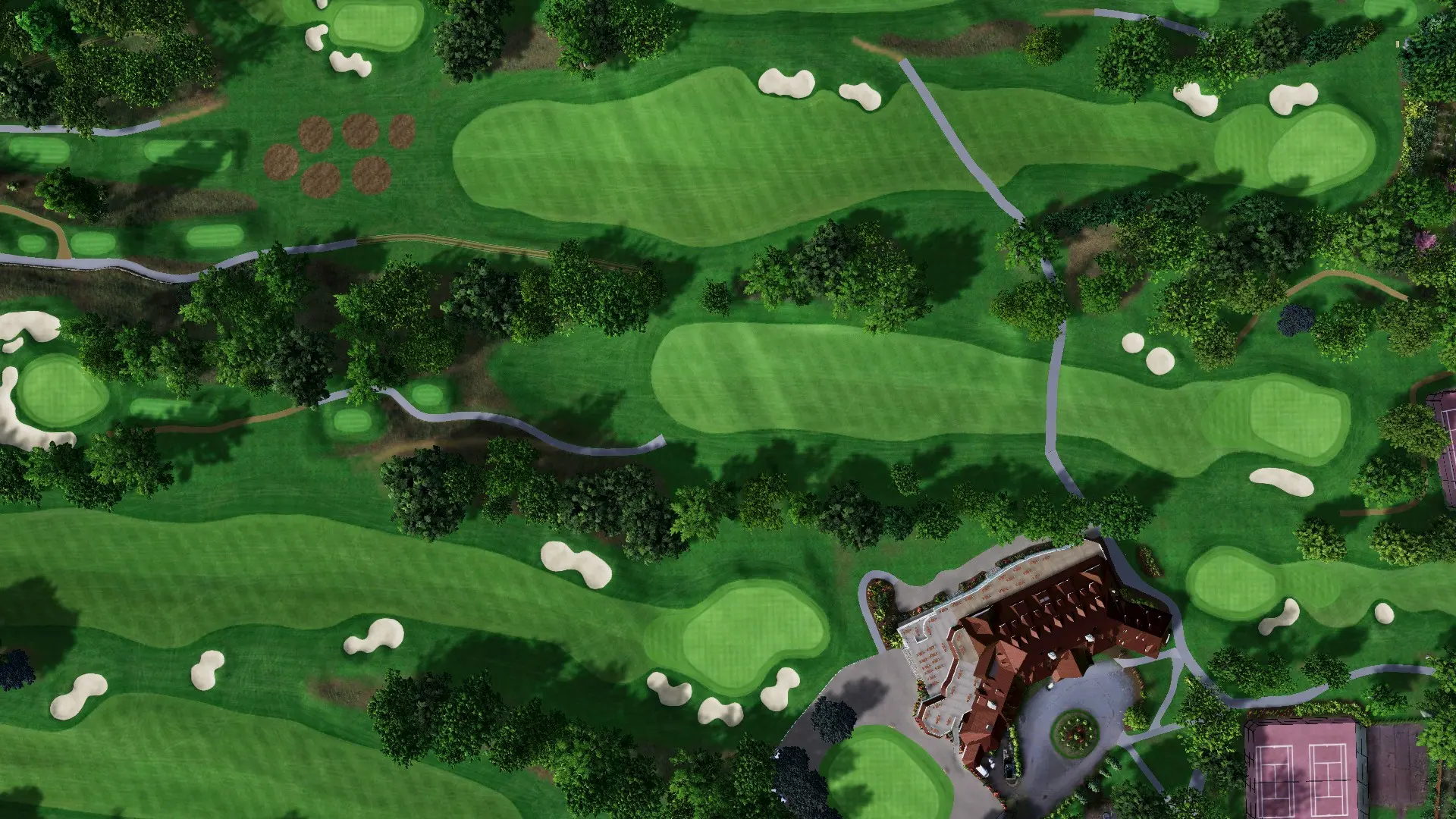 Hole 15 at Golf de Saint-Cloud Yellow Course