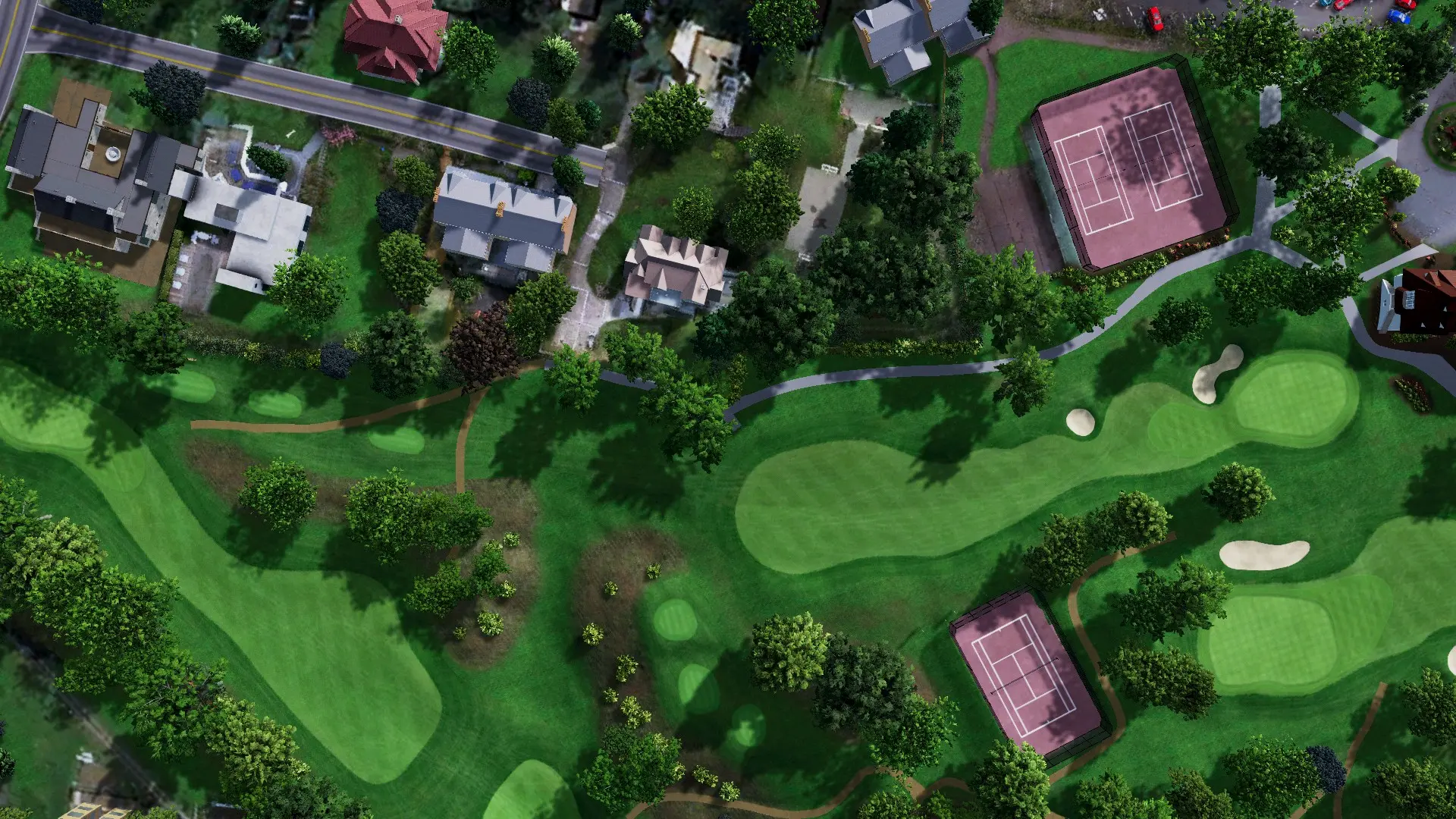 Hole 18 at Golf de Saint-Cloud Yellow Course