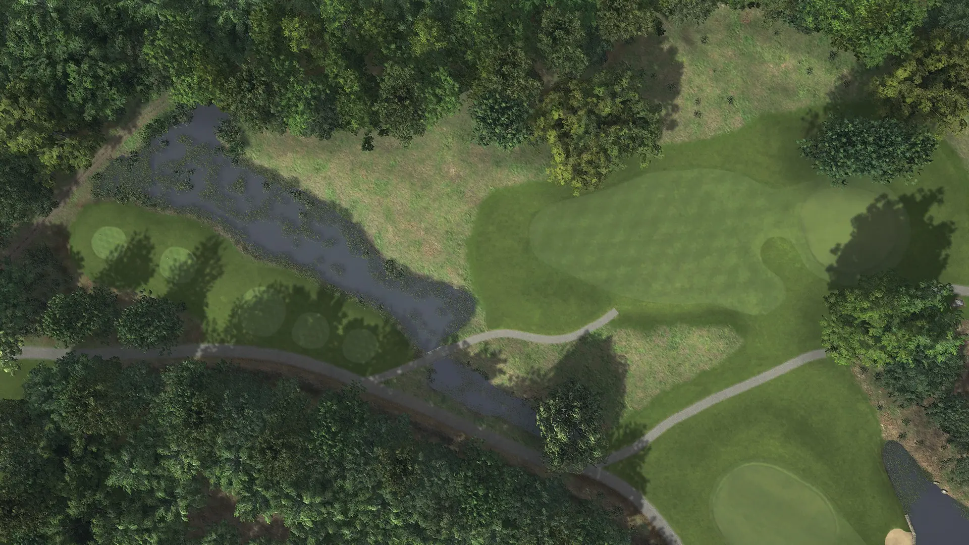 Hole 2 at Gut Kaden G.C. A-B