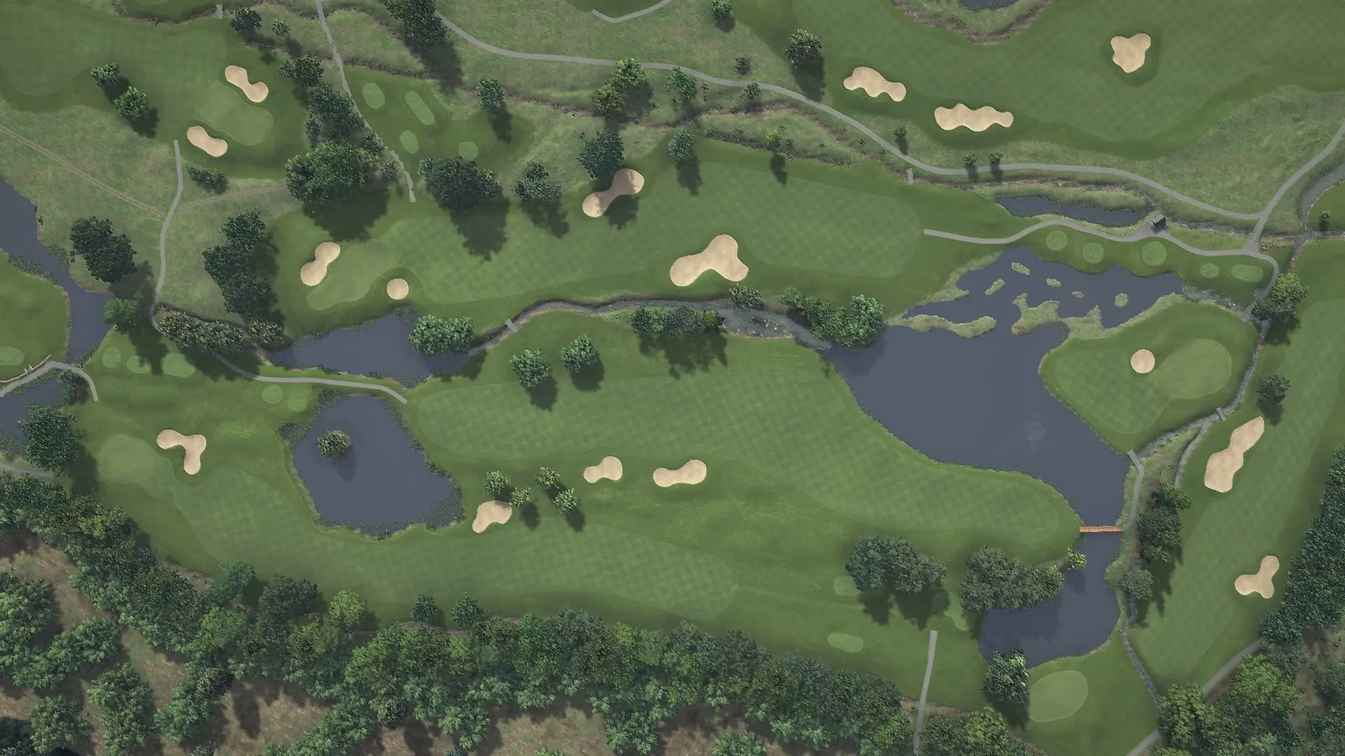 Hole 9 at Gut Kaden G.C. A-B