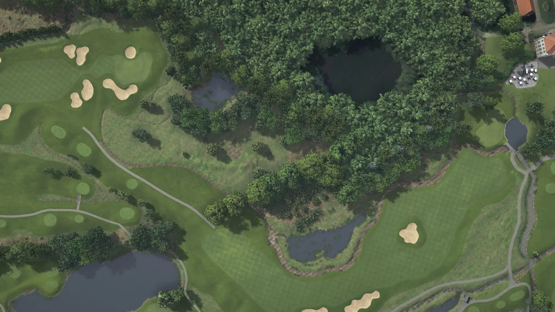 Hole 18 at Gut Kaden G.C. A-B