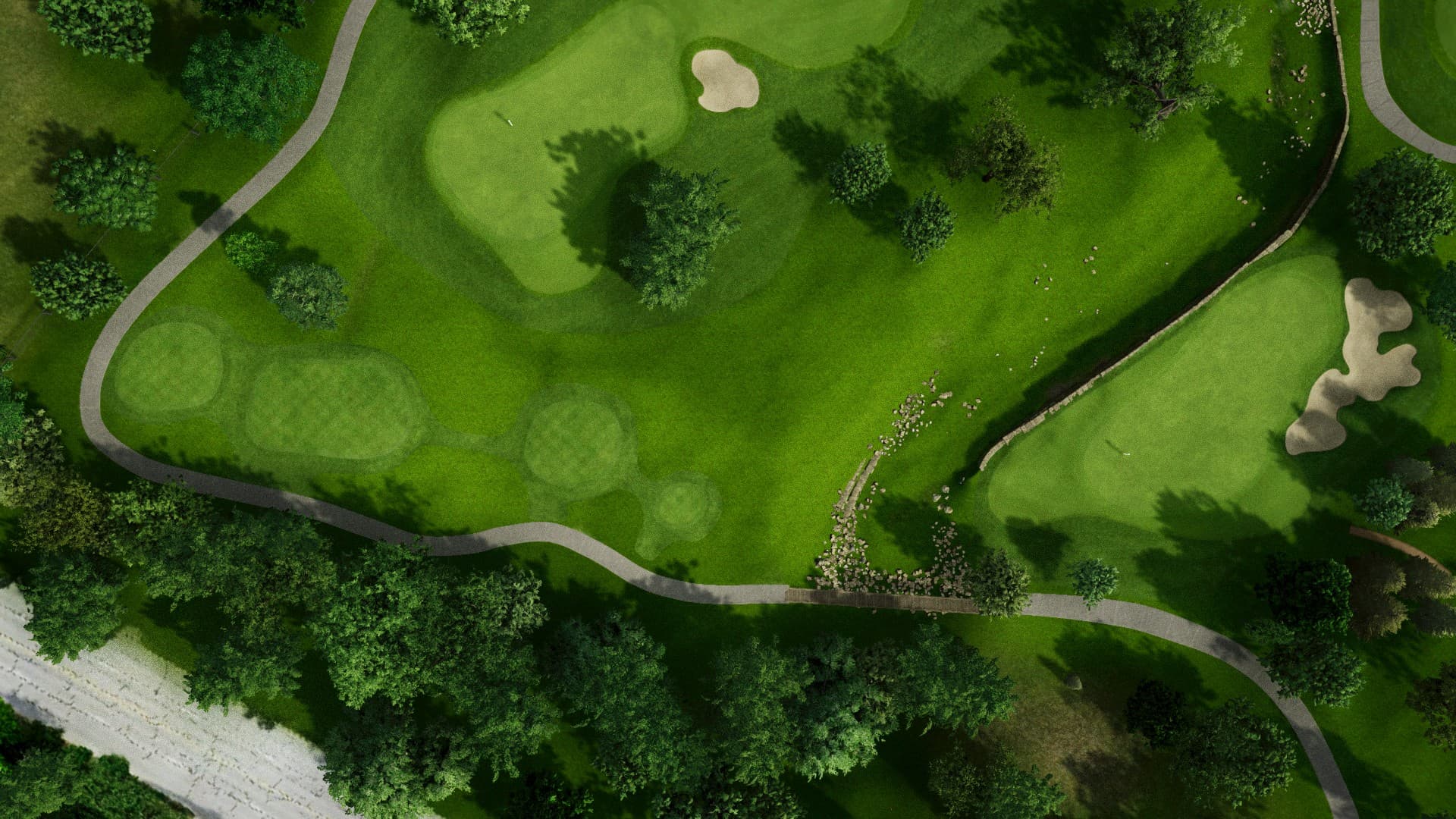 Hole 15 at Hallbrook Country Club