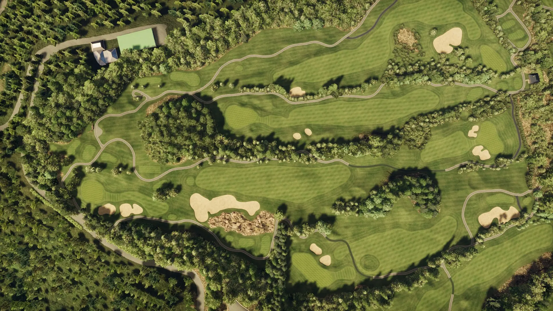 Hole 4 at Hanna Country Club