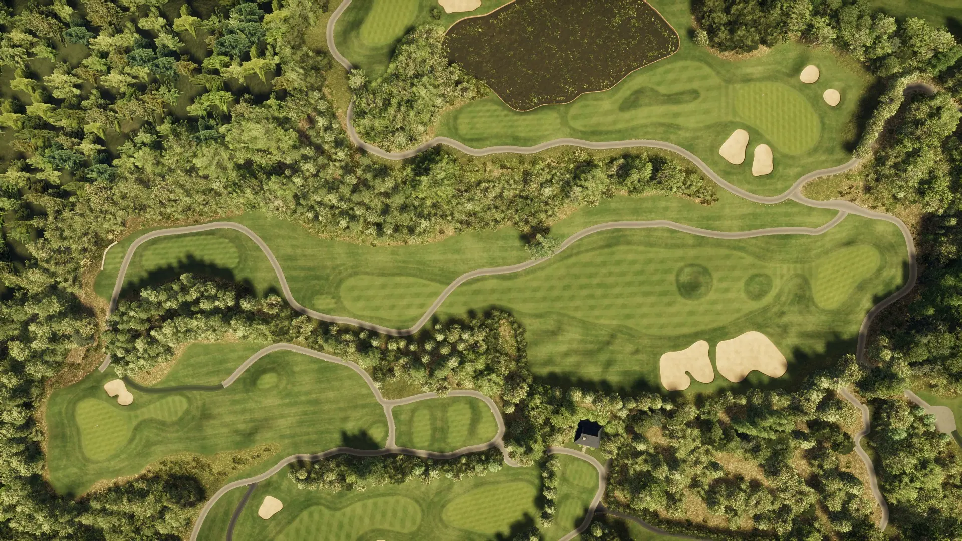 Hole 8 at Hanna Country Club