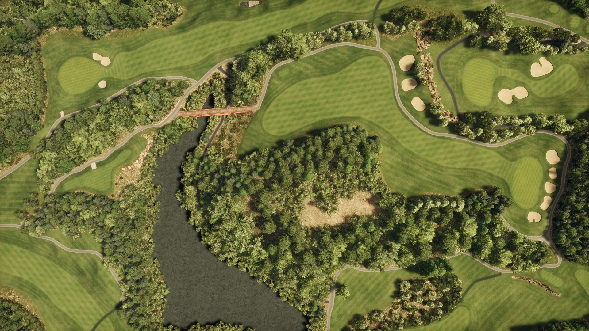 Hole 17 at Hanna Country Club