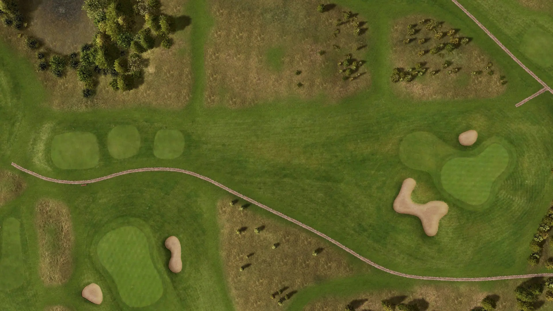 Hole 11 at Hart Common Golf Club