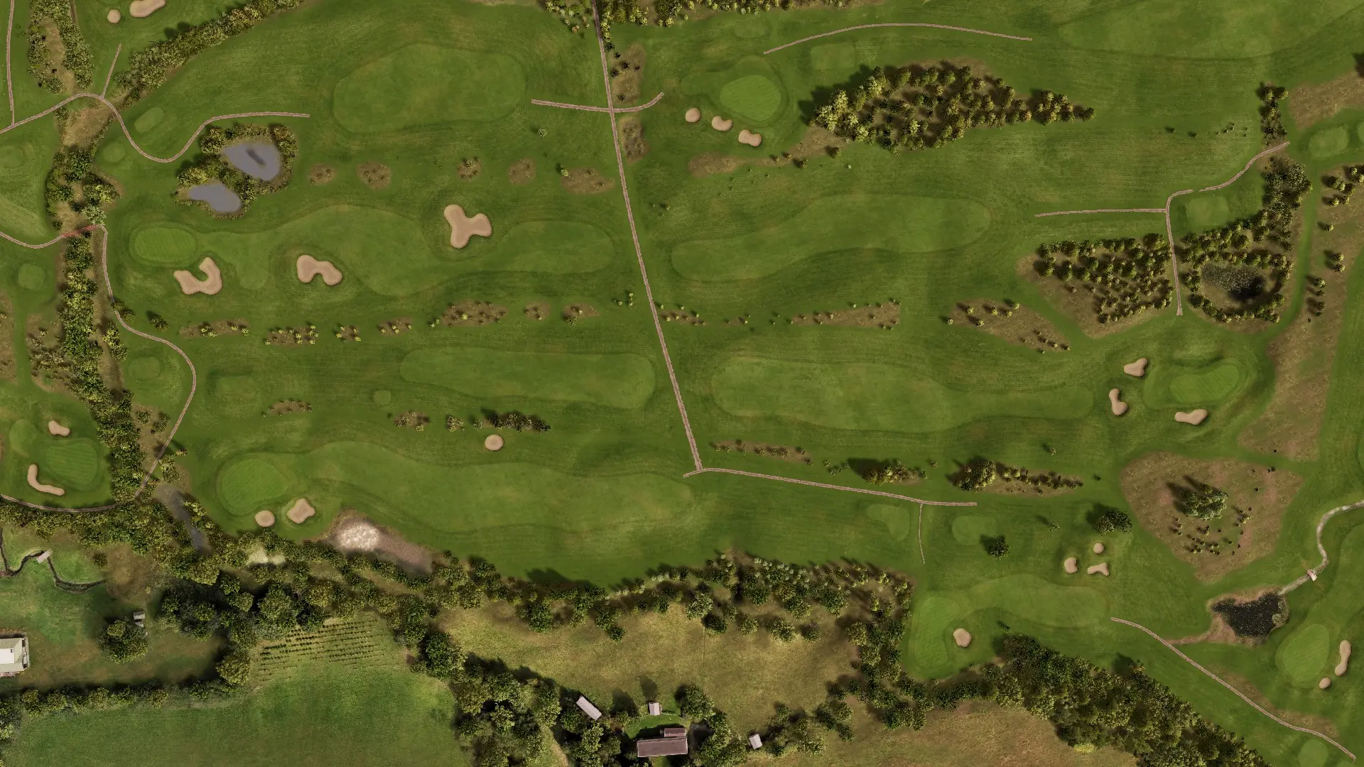 Hole 16 at Hart Common Golf Club