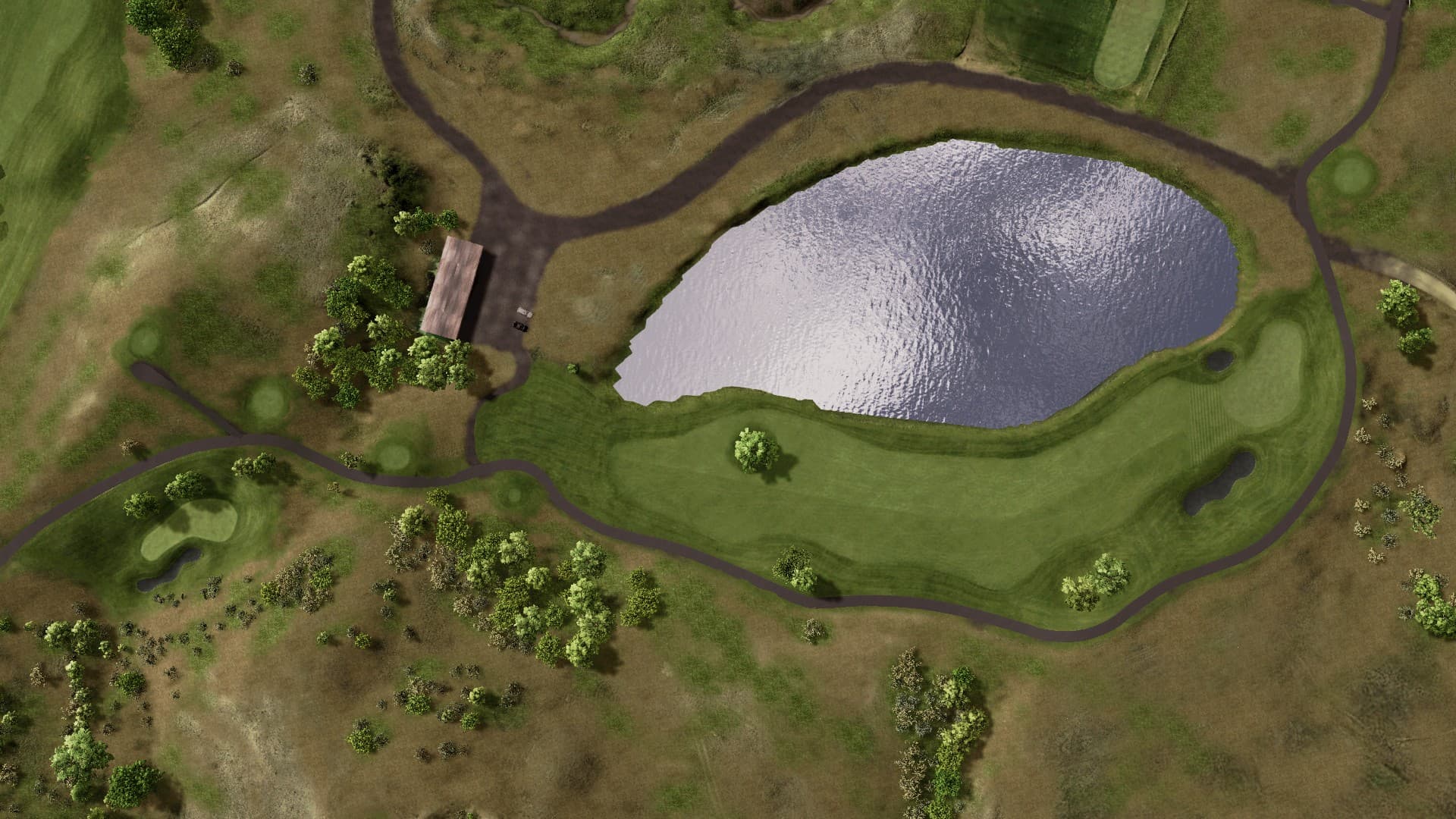 Hole 4 at Hawktree Golf Club
