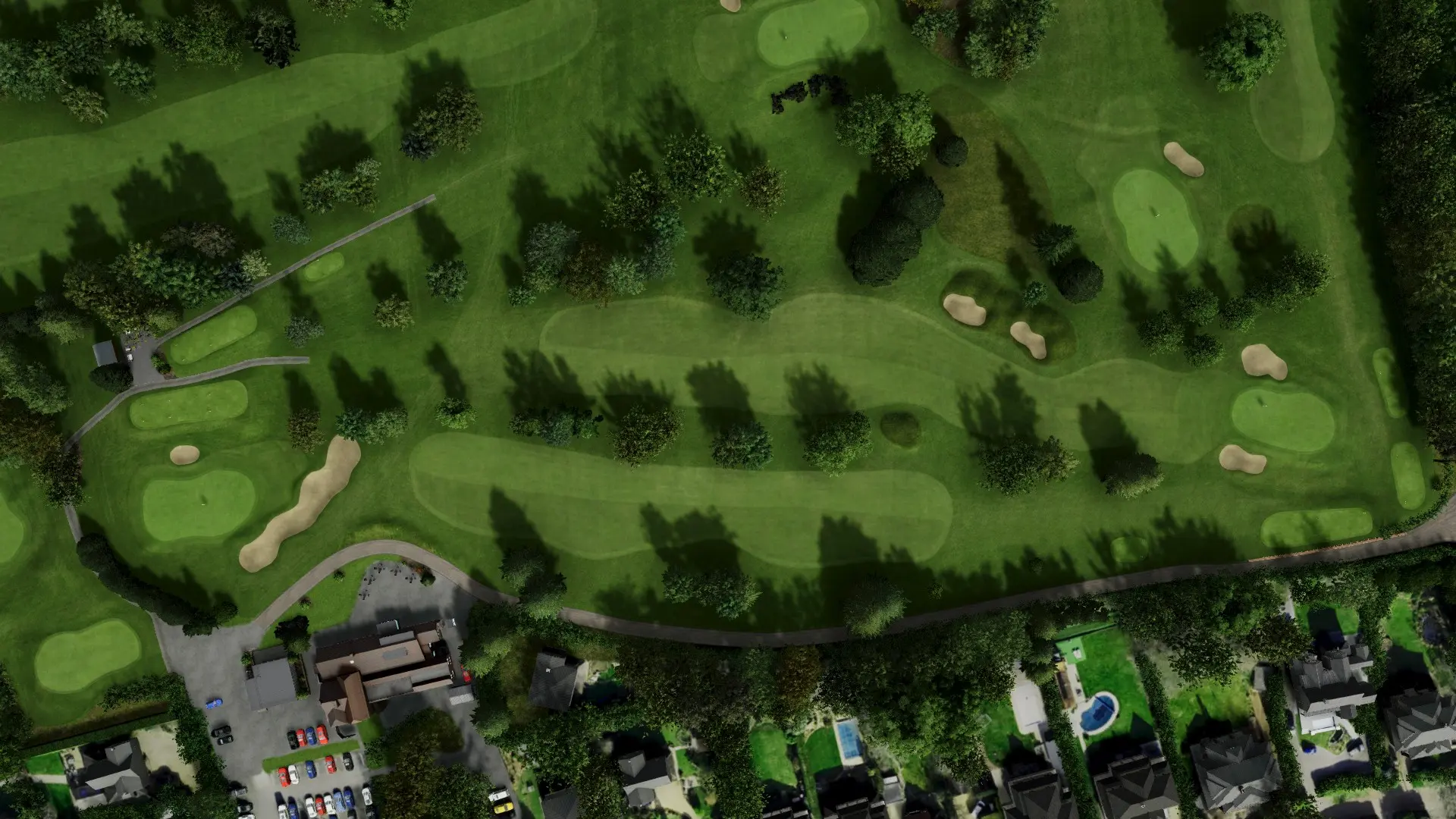 Hole 1 at Haywards Heath Golf Club