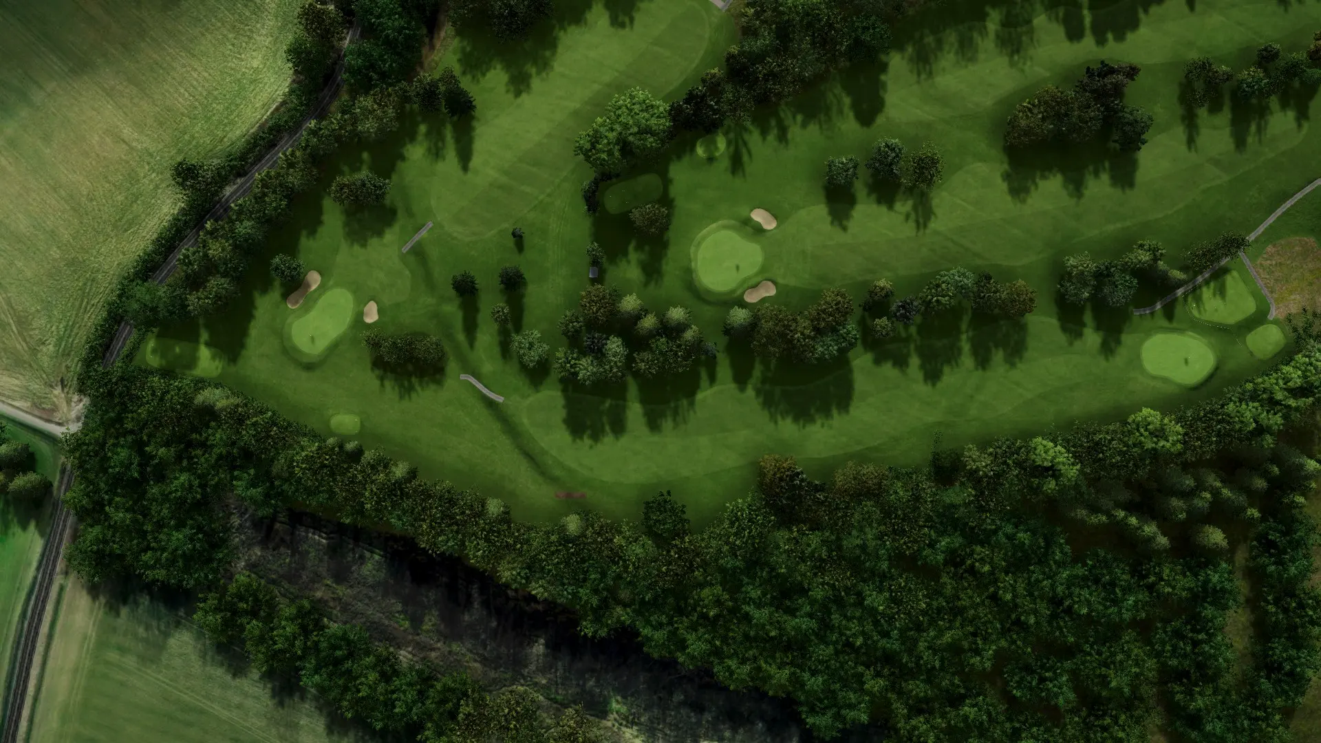 Hole 6 at Haywards Heath Golf Club