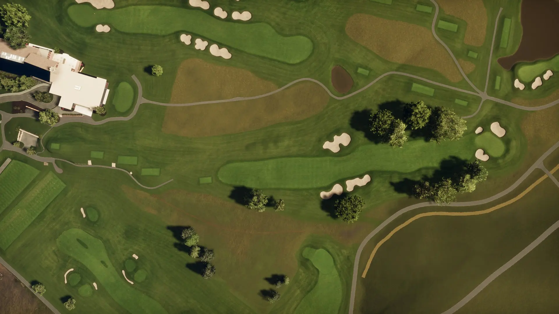 Hole 1 at Hazeltine National Golf Club