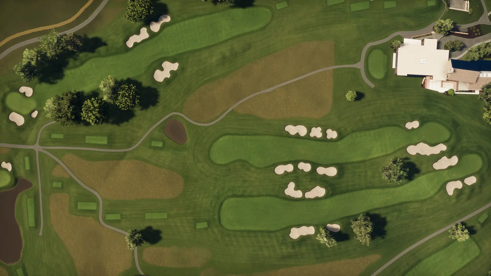 Hole 9 at Hazeltine National Golf Club