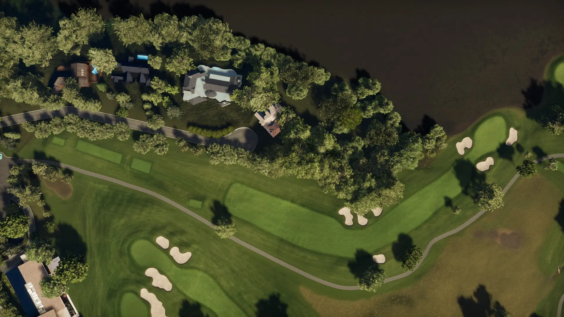 Hole 10 at Hazeltine National Golf Club