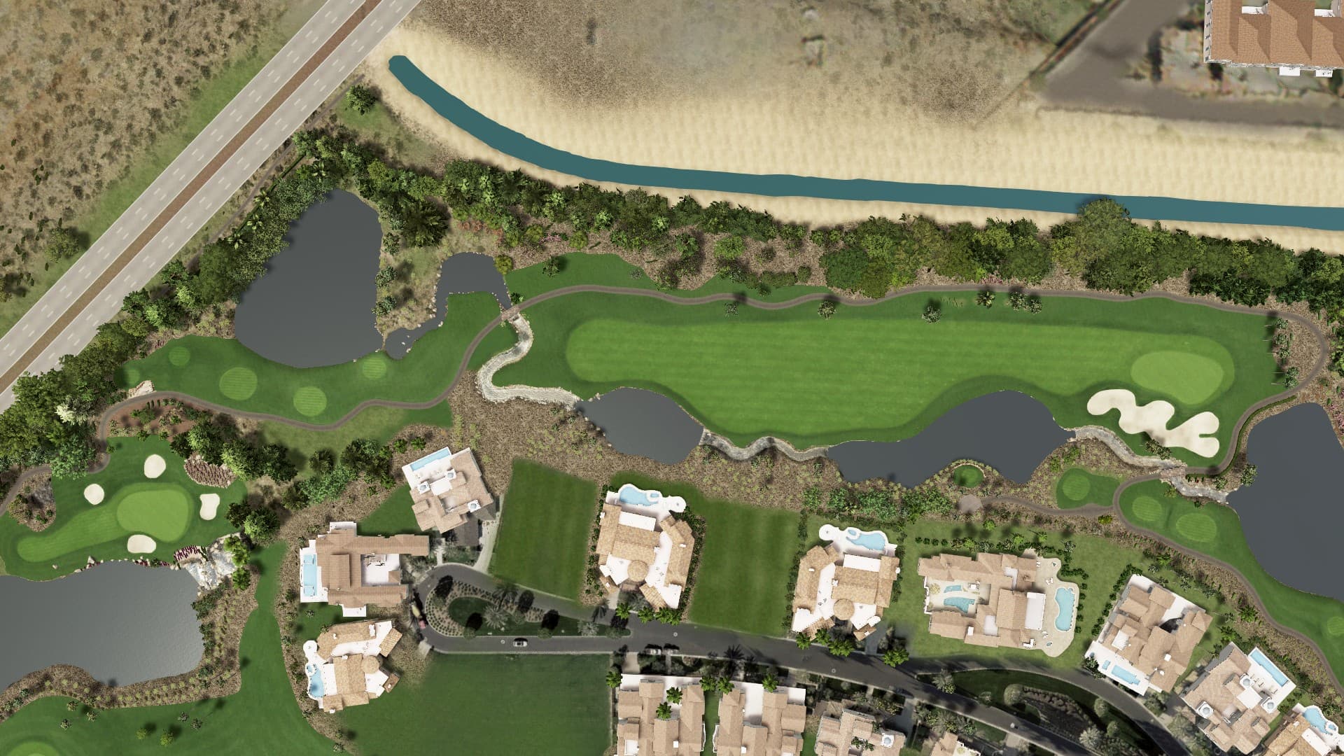 Hole 3 at The Hideaway - Clive Clark Course