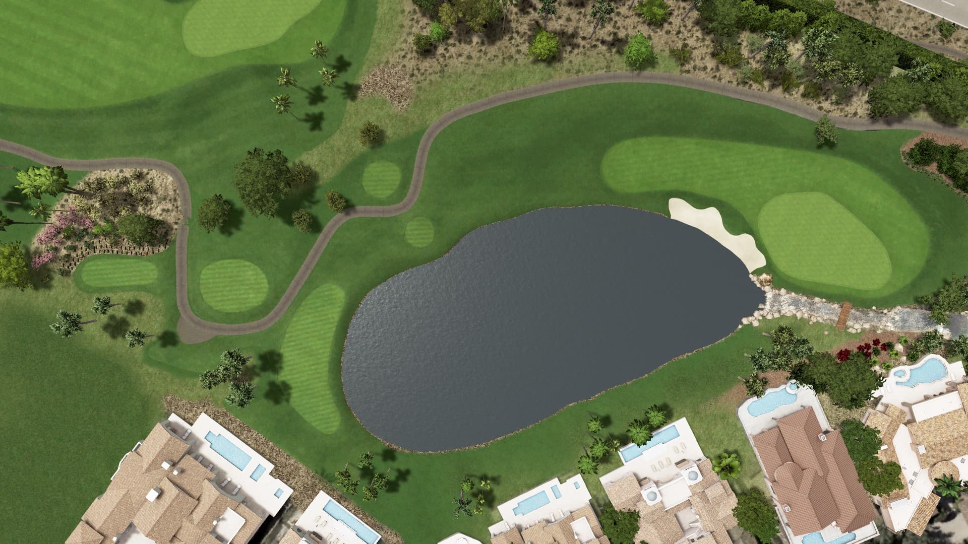 Hole 8 at The Hideaway - Pete Dye Course