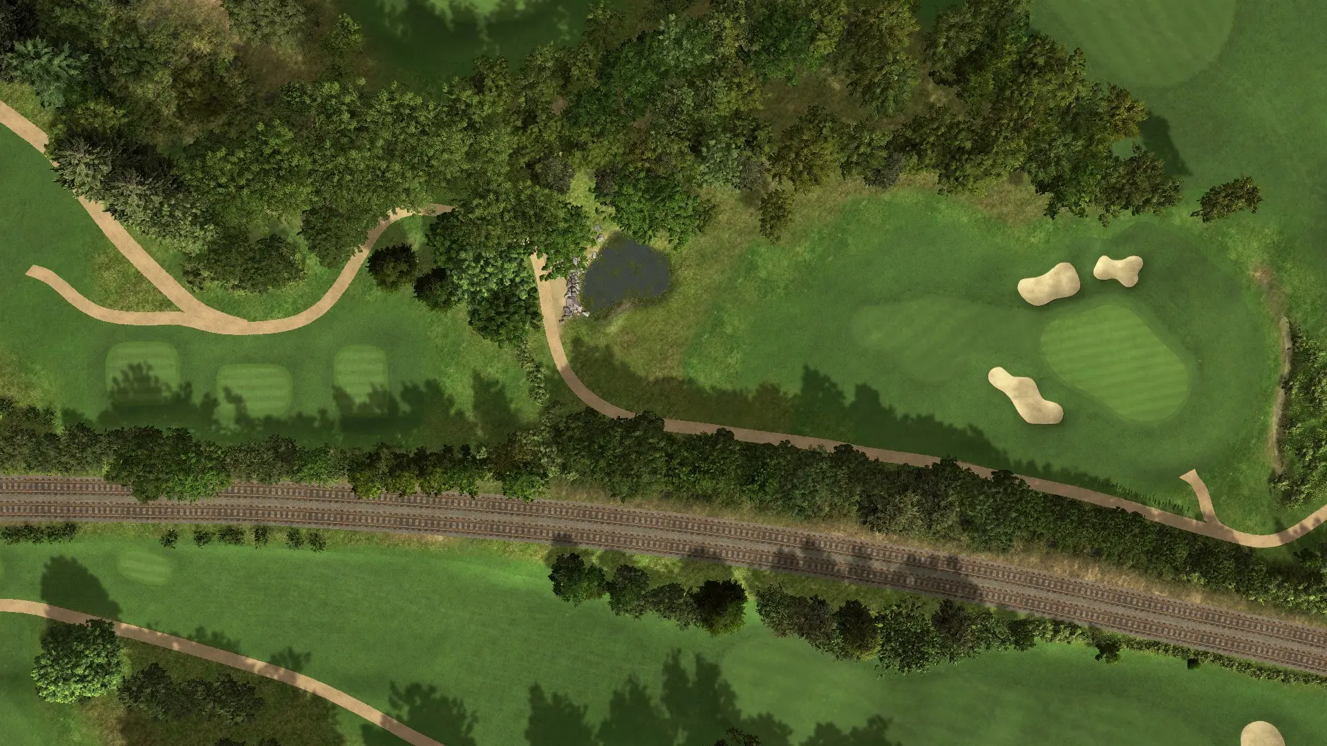Hole 4 at Hillerød Golf Klub