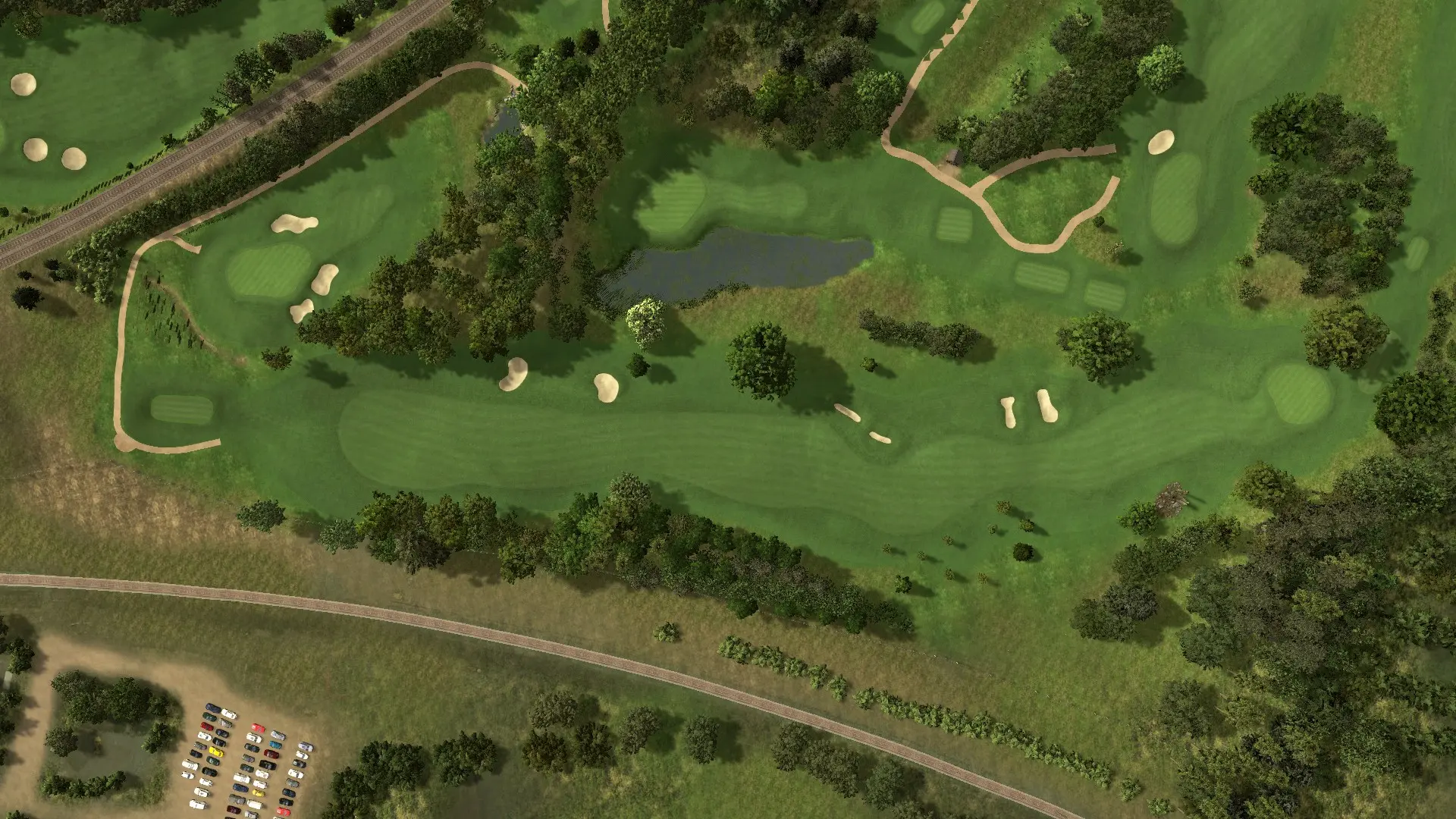 Hole 5 at Hillerød Golf Klub