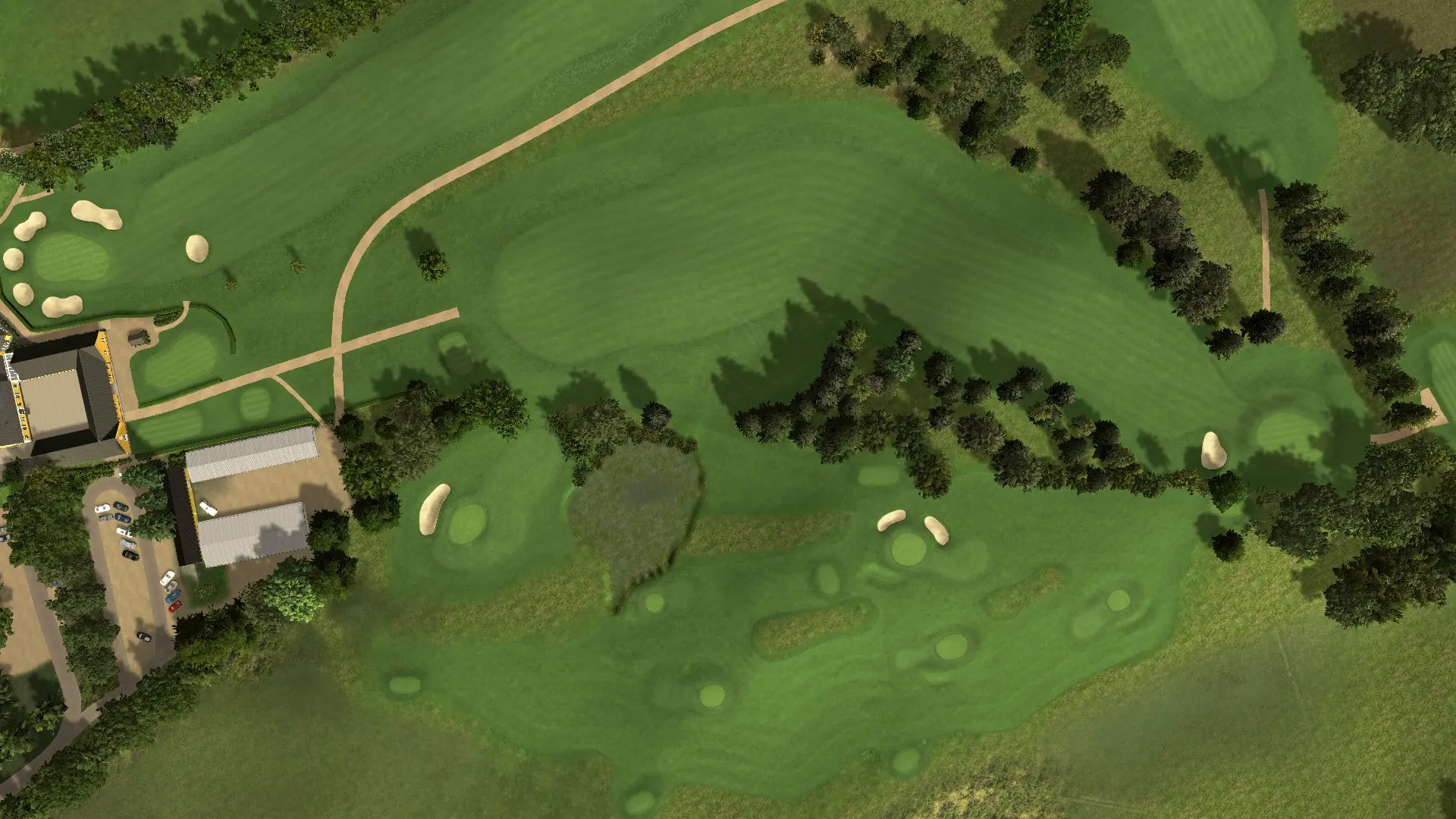 Hole 11 at Hillerød Golf Klub