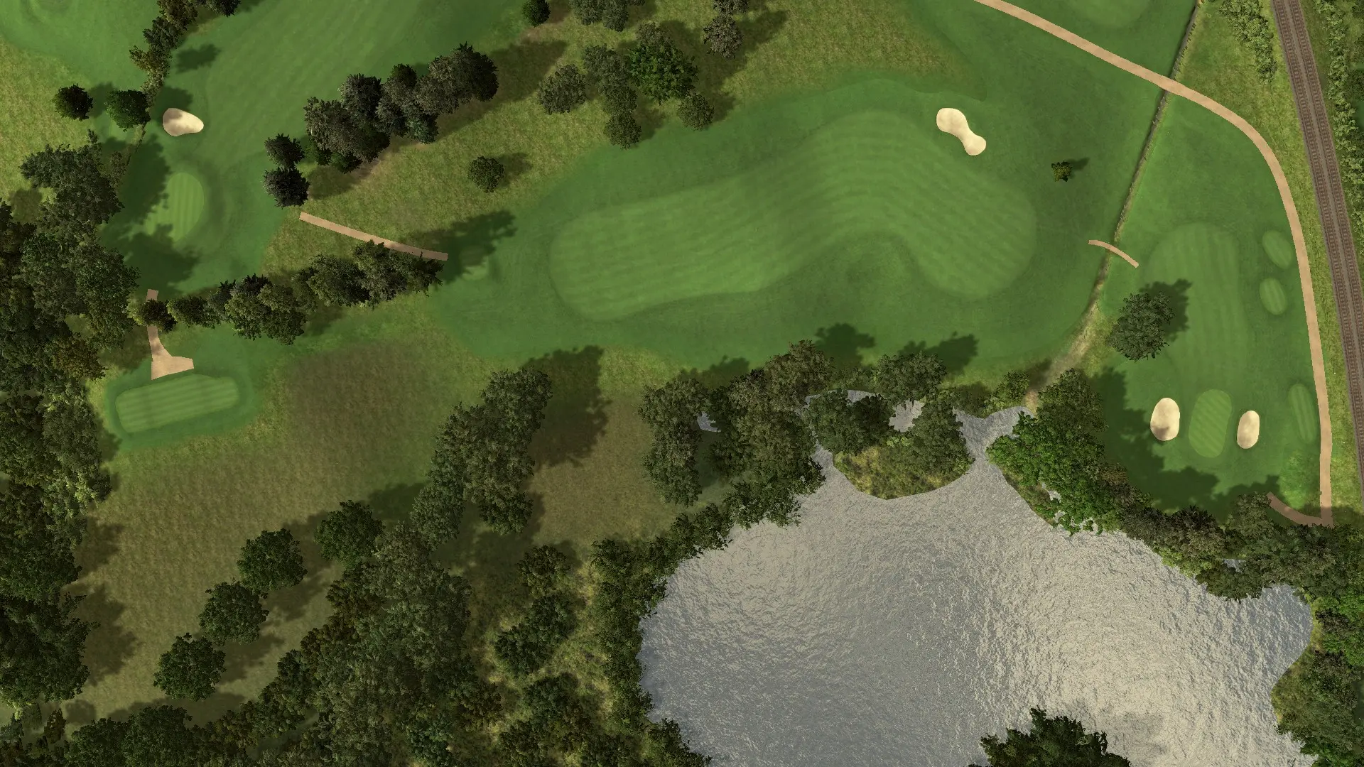 Hole 12 at Hillerød Golf Klub