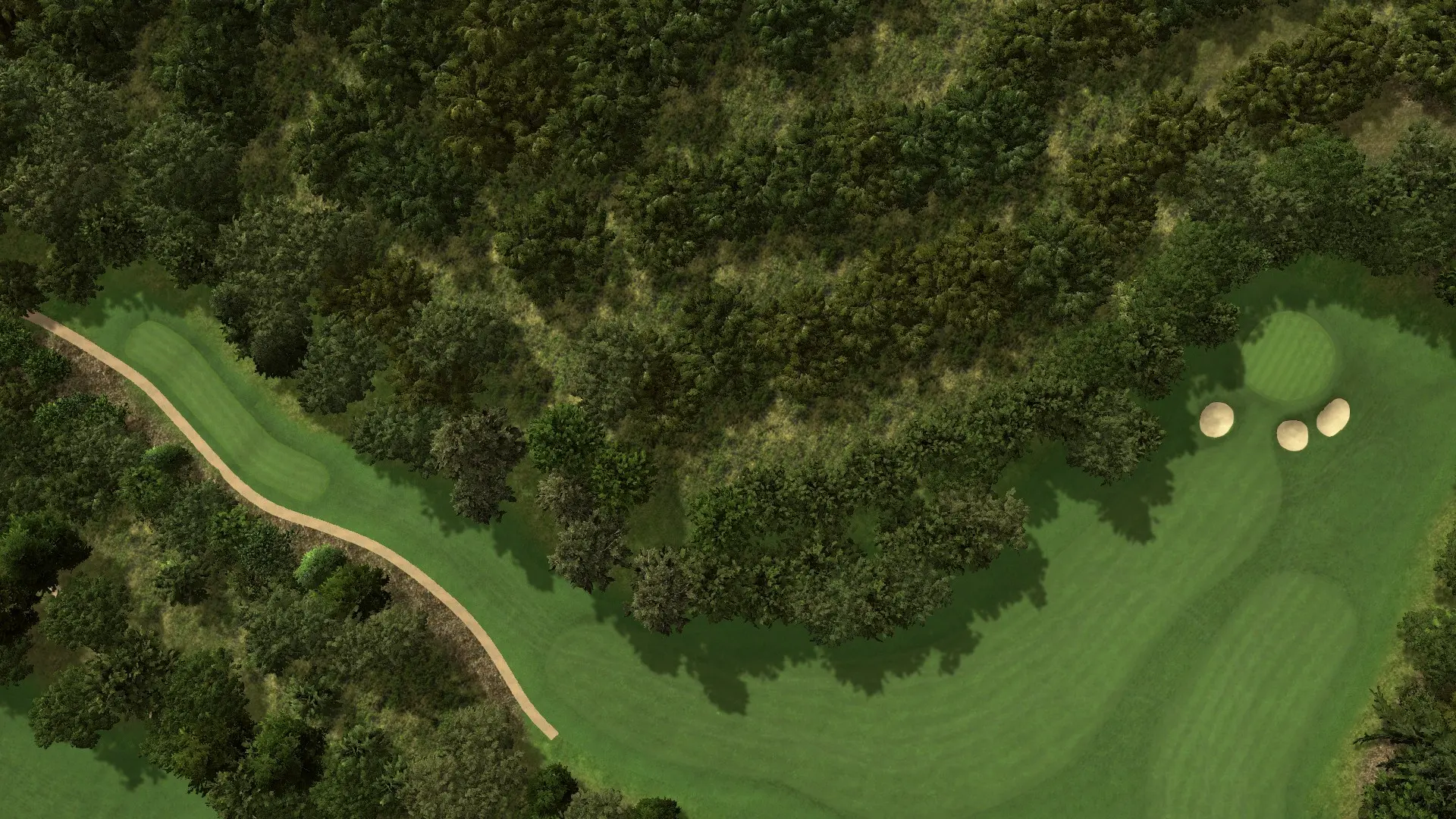 Hole 15 at Hillerød Golf Klub