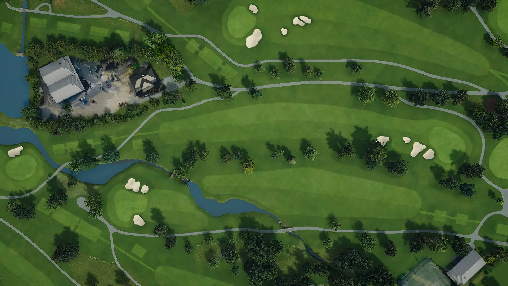 Hole 9 at Hillwood CC