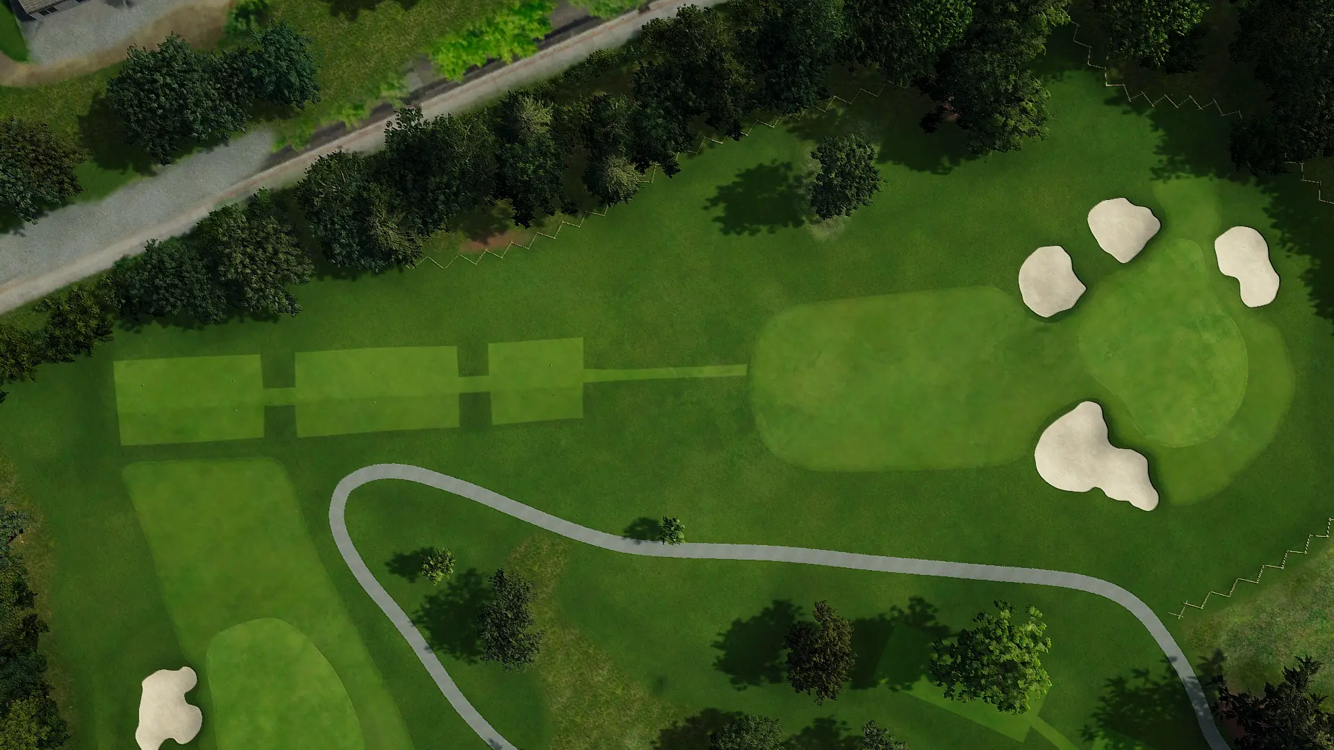 Hole 14 at Hillwood CC
