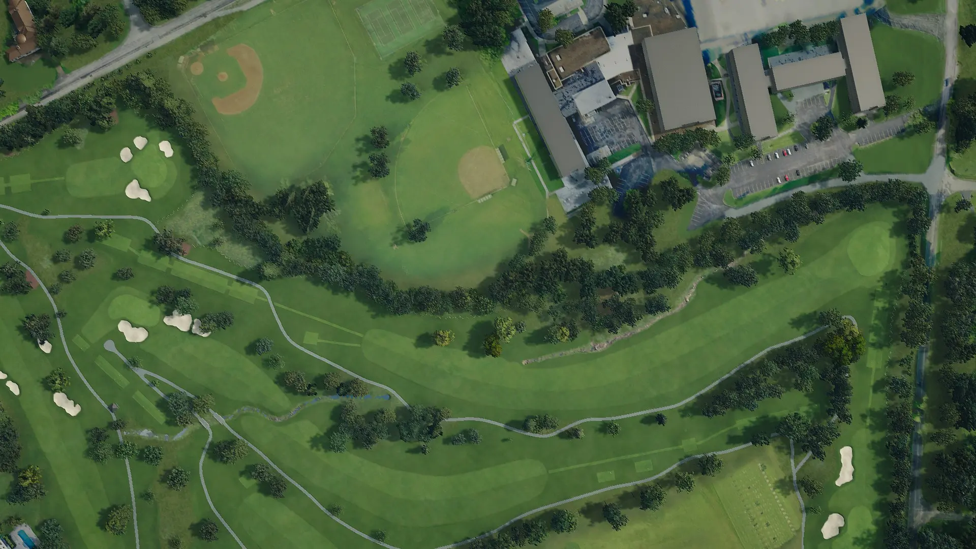 Hole 15 at Hillwood CC