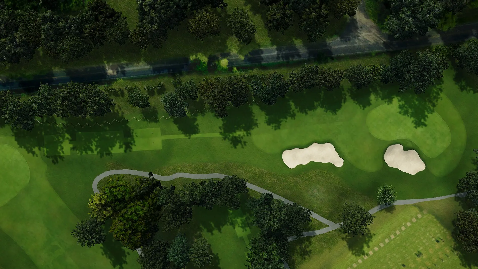 Hole 16 at Hillwood CC