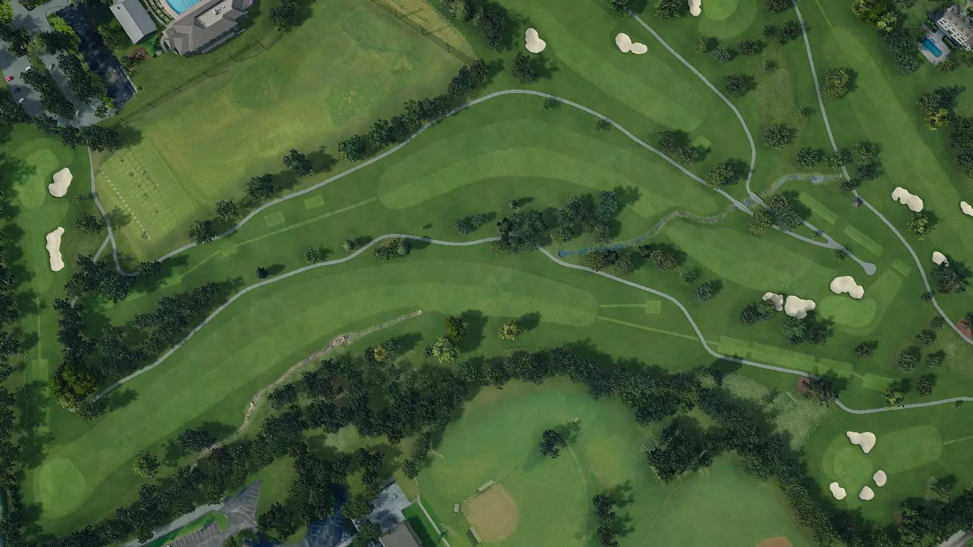 Hole 17 at Hillwood CC