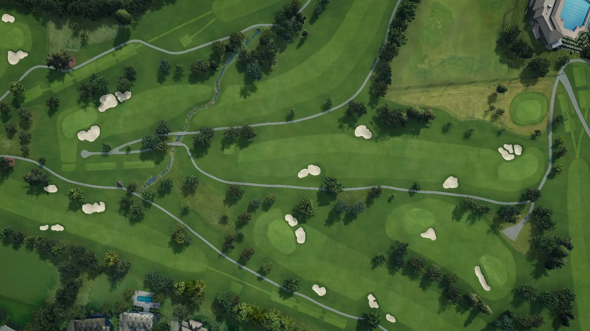 Hole 18 at Hillwood CC