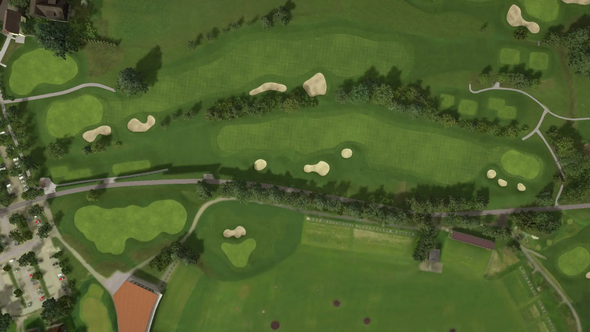 Hole 1 at Holzhäusern Golf Park