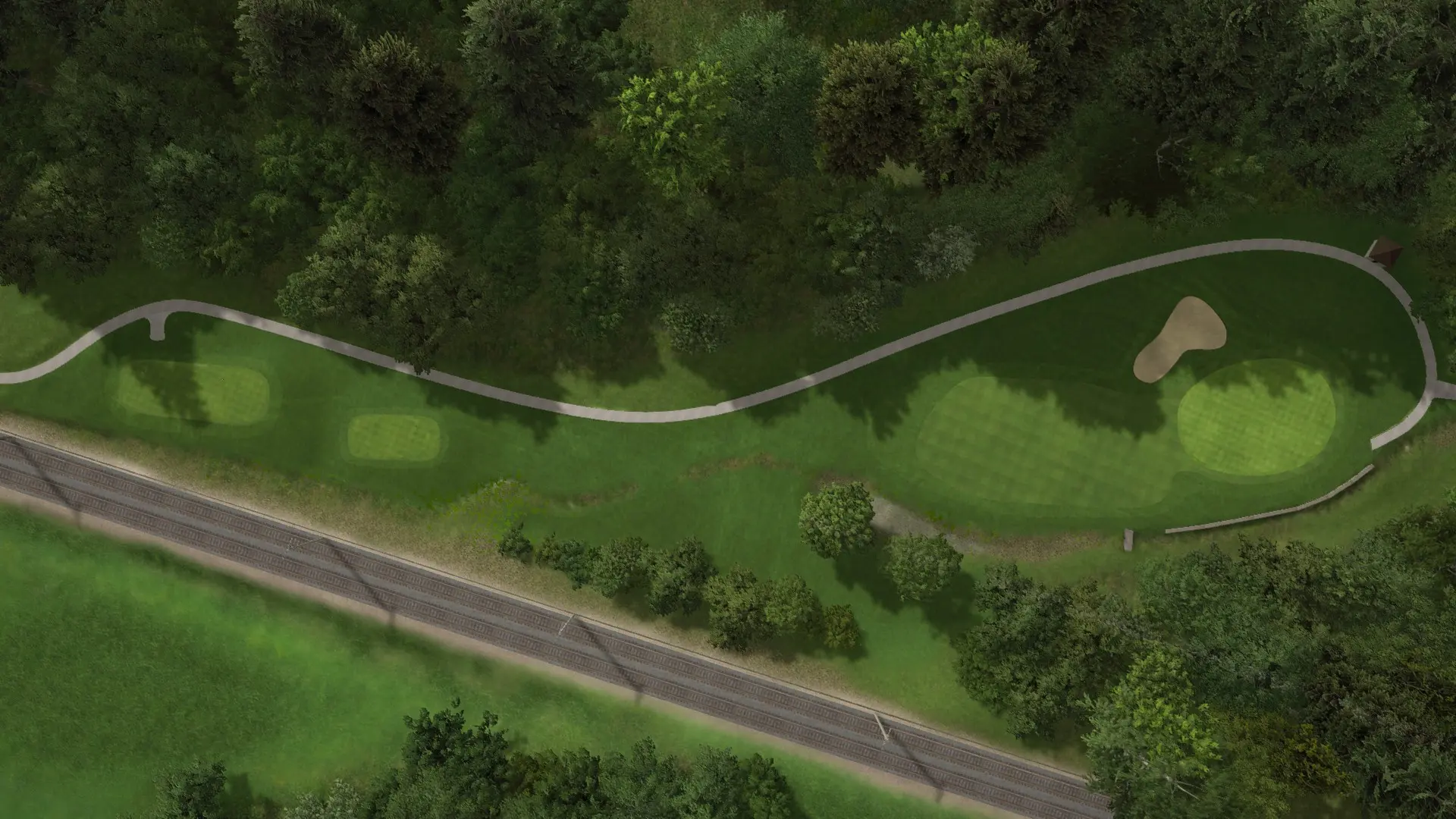 Hole 4 at Holzhäusern Golf Park