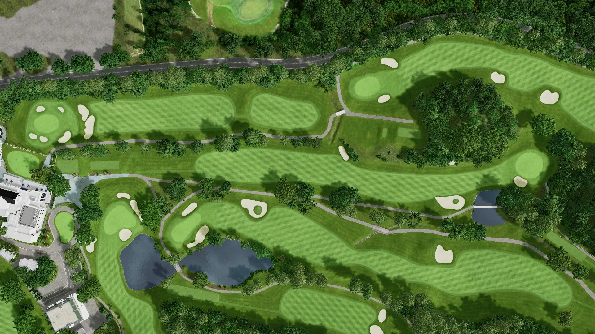 Hole 1 at Hong Kong Golf Club