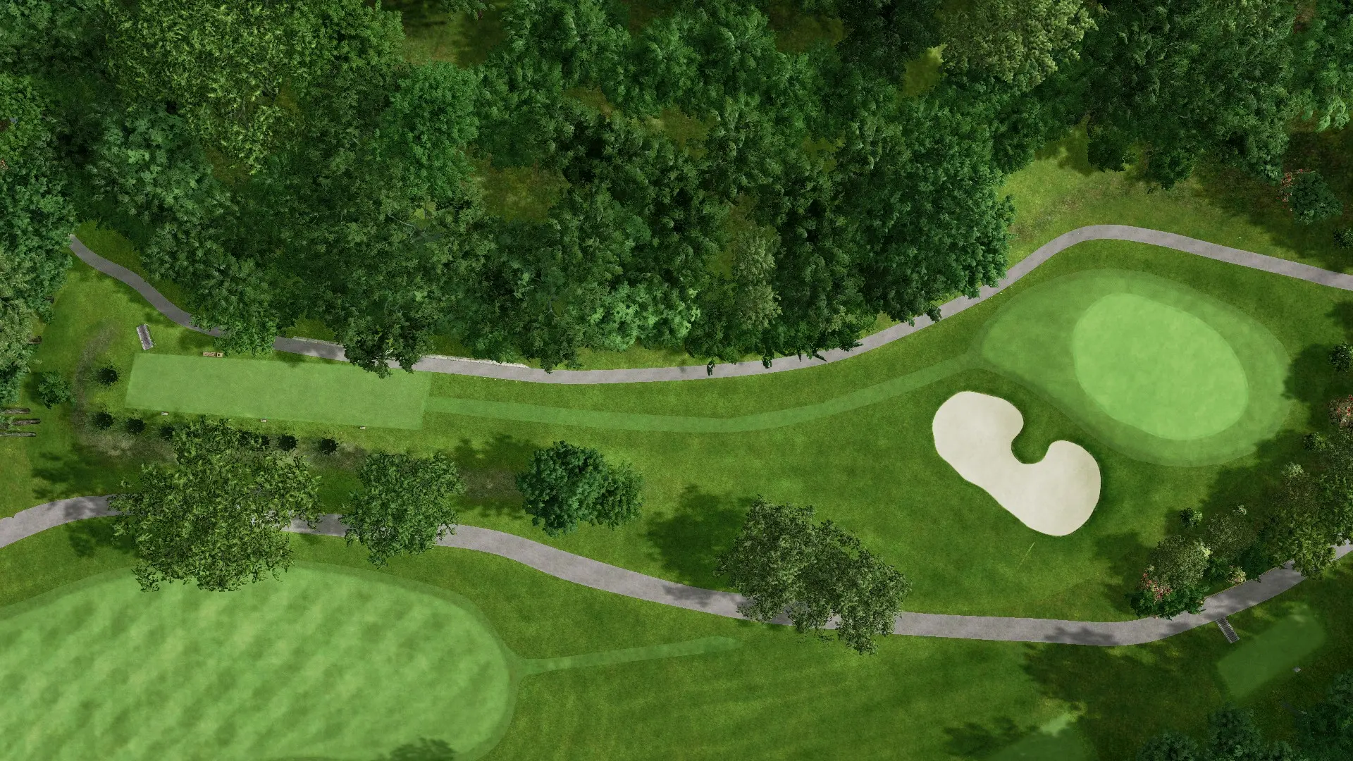 Hole 2 at Hong Kong Golf Club