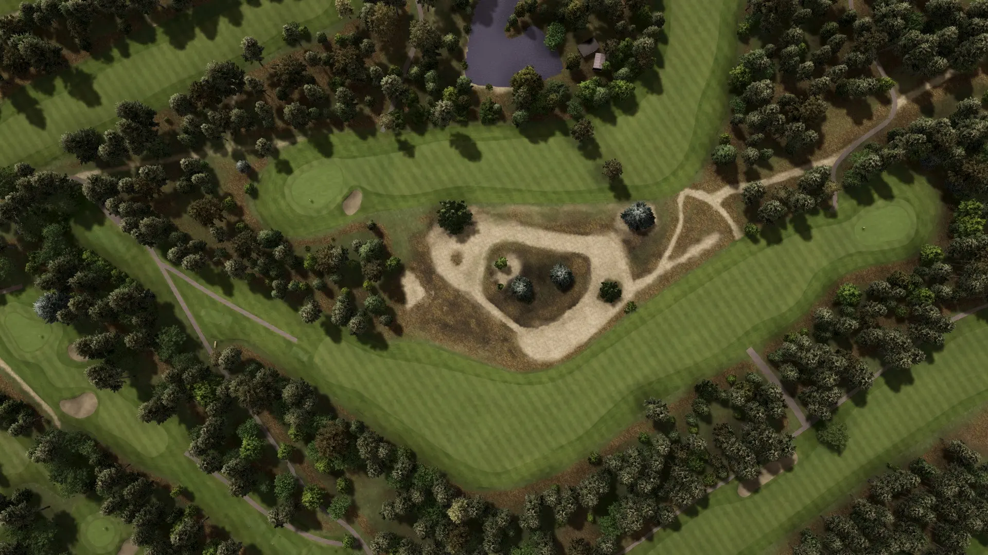 Hole 1 at Hooge Graven GolfClub Ommen