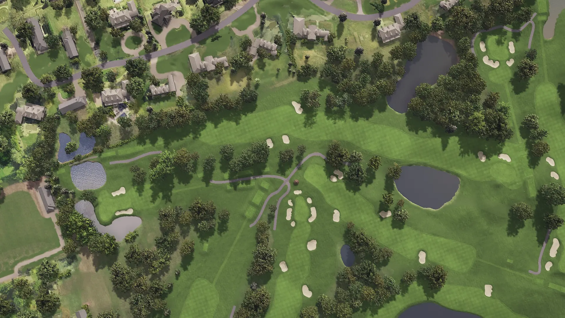 Hole 4 at Interlachen Country Club (Pre-Restoration)