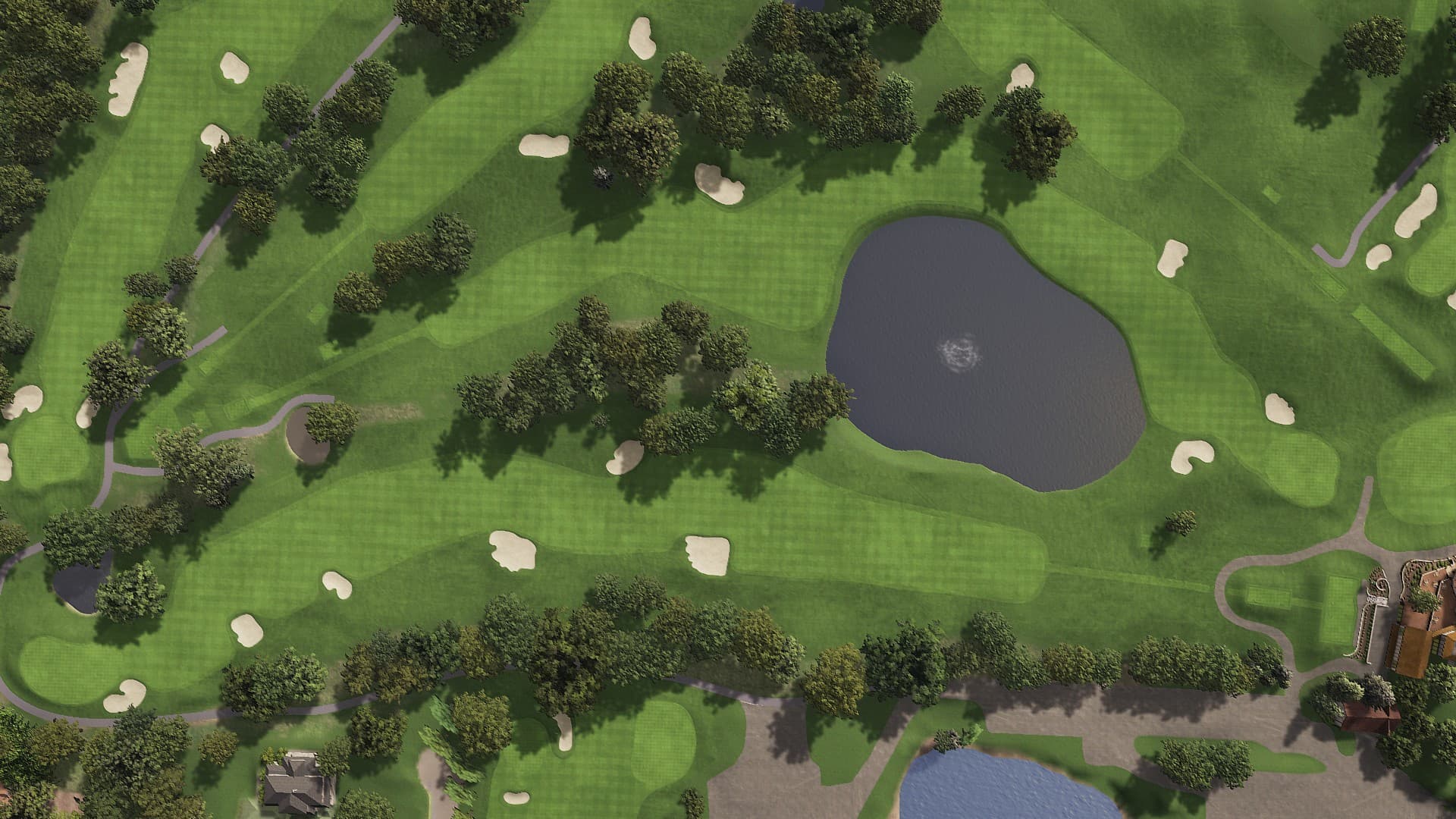 Hole 9 at Interlachen Country Club (Pre-Restoration)