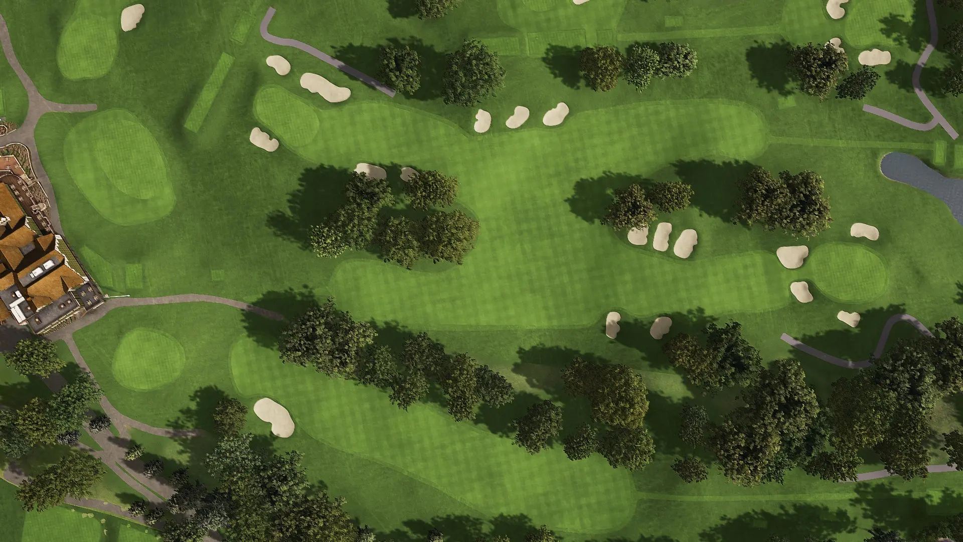 Hole 10 at Interlachen Country Club (Pre-Restoration)
