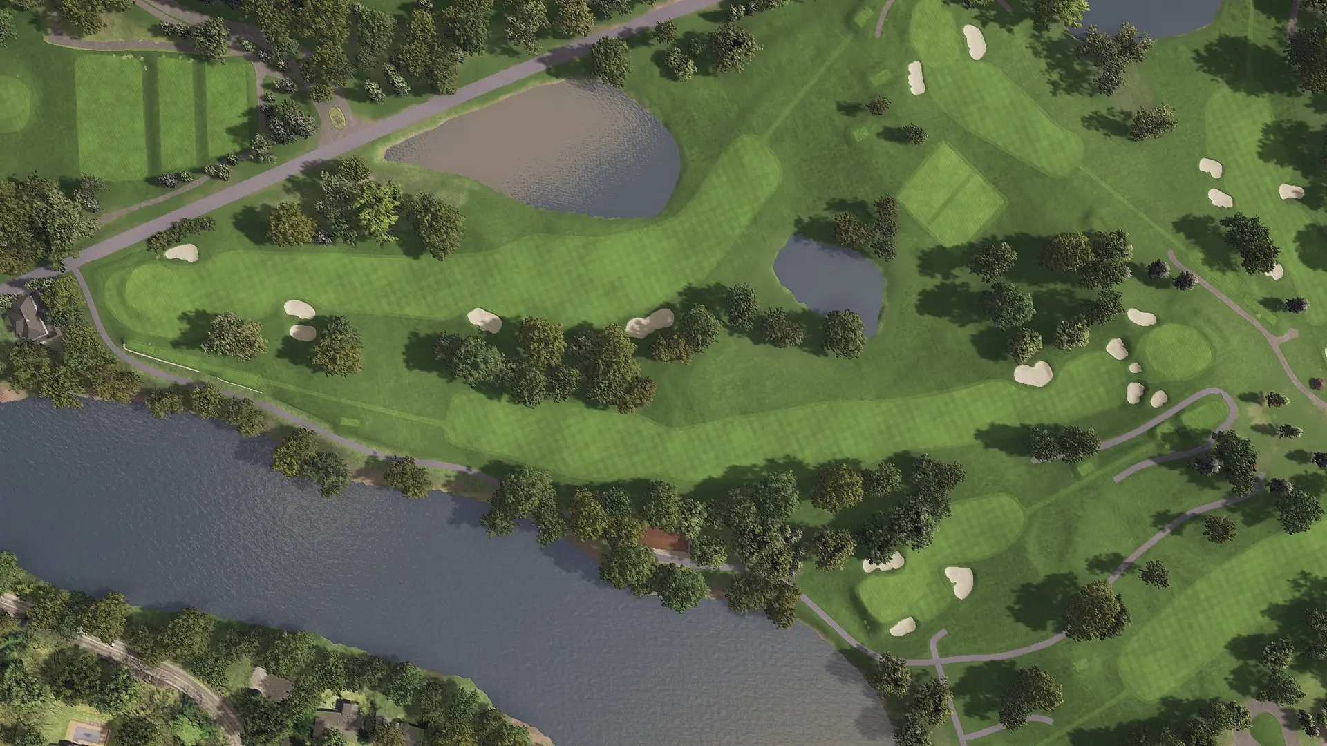 Hole 12 at Interlachen Country Club (Pre-Restoration)