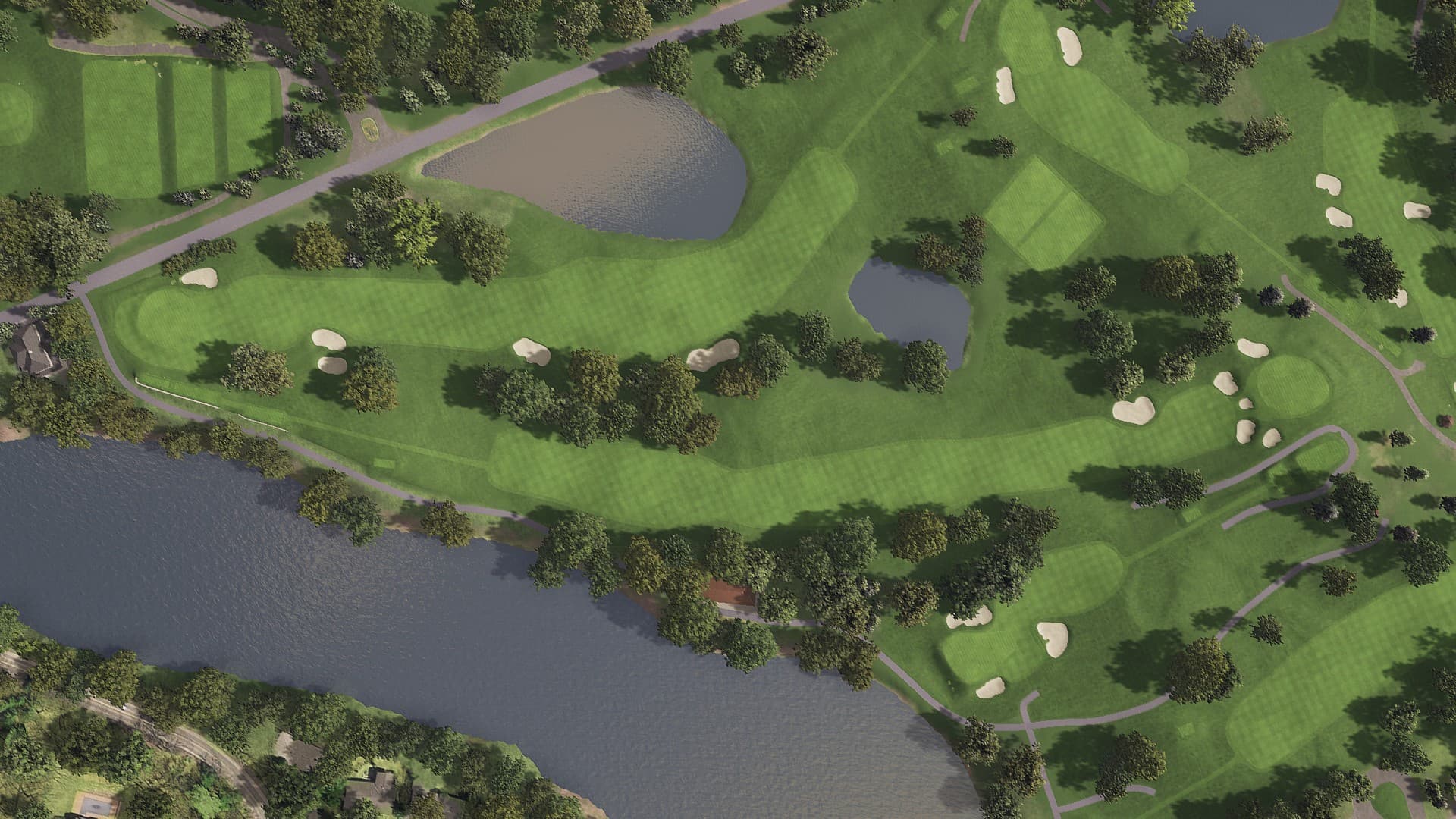 Hole 12 at Interlachen Country Club (Pre-Restoration)