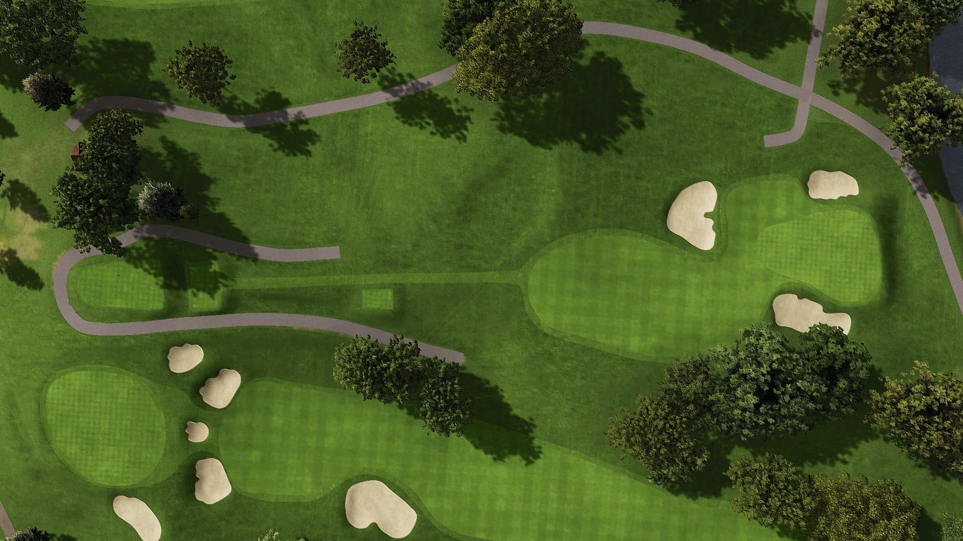 Hole 13 at Interlachen Country Club (Pre-Restoration)