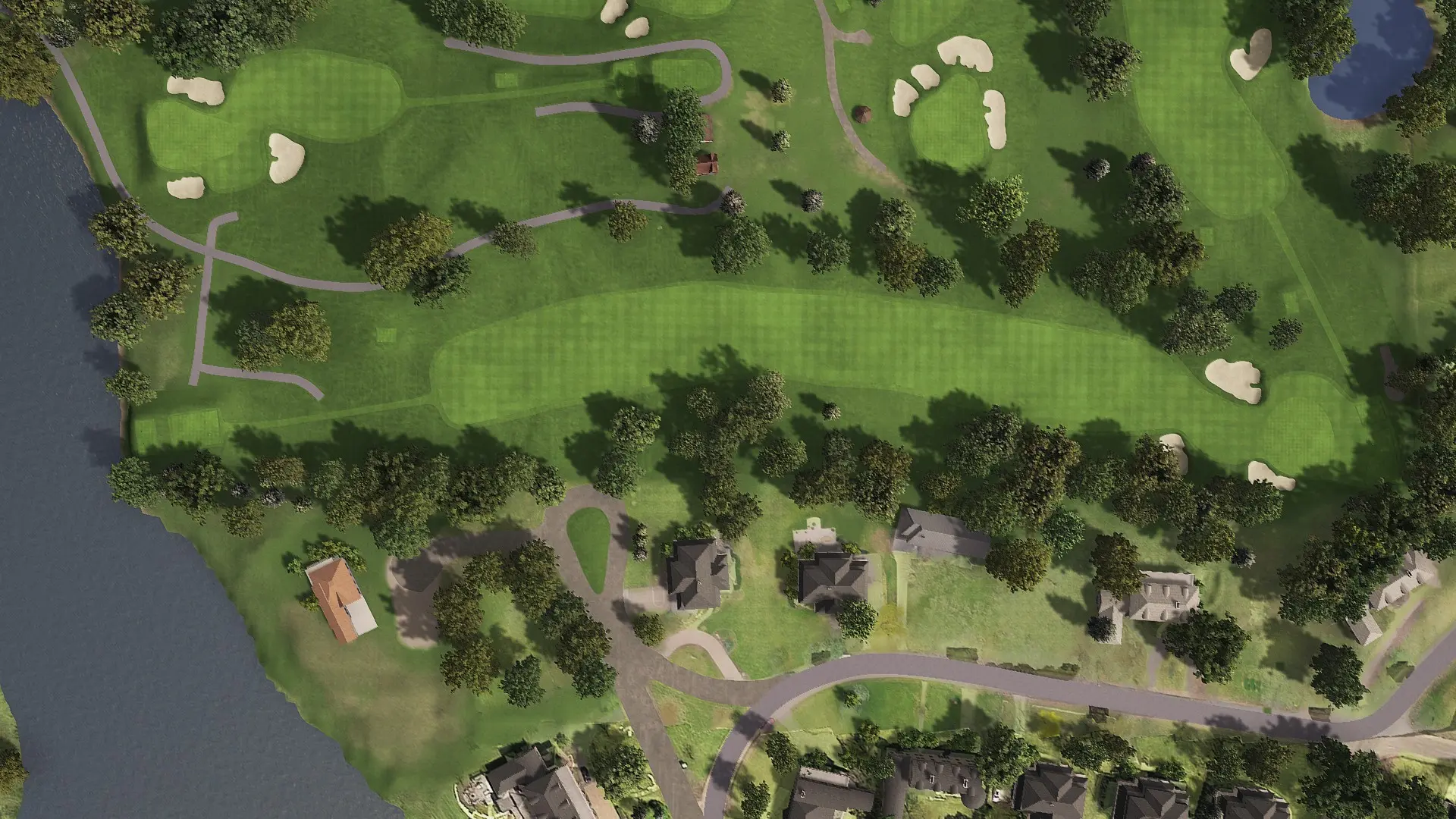Hole 14 at Interlachen Country Club (Pre-Restoration)
