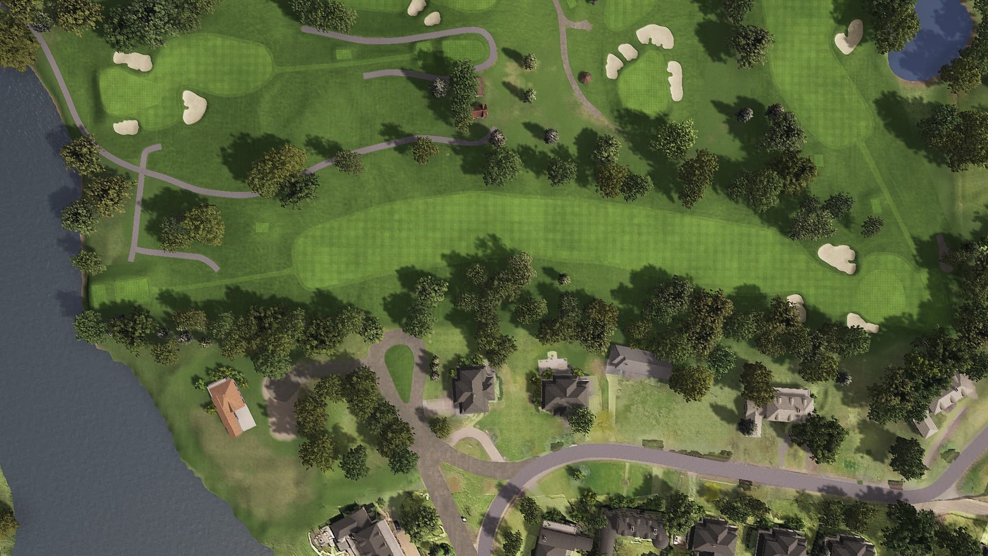 Hole 14 at Interlachen Country Club (Pre-Restoration)