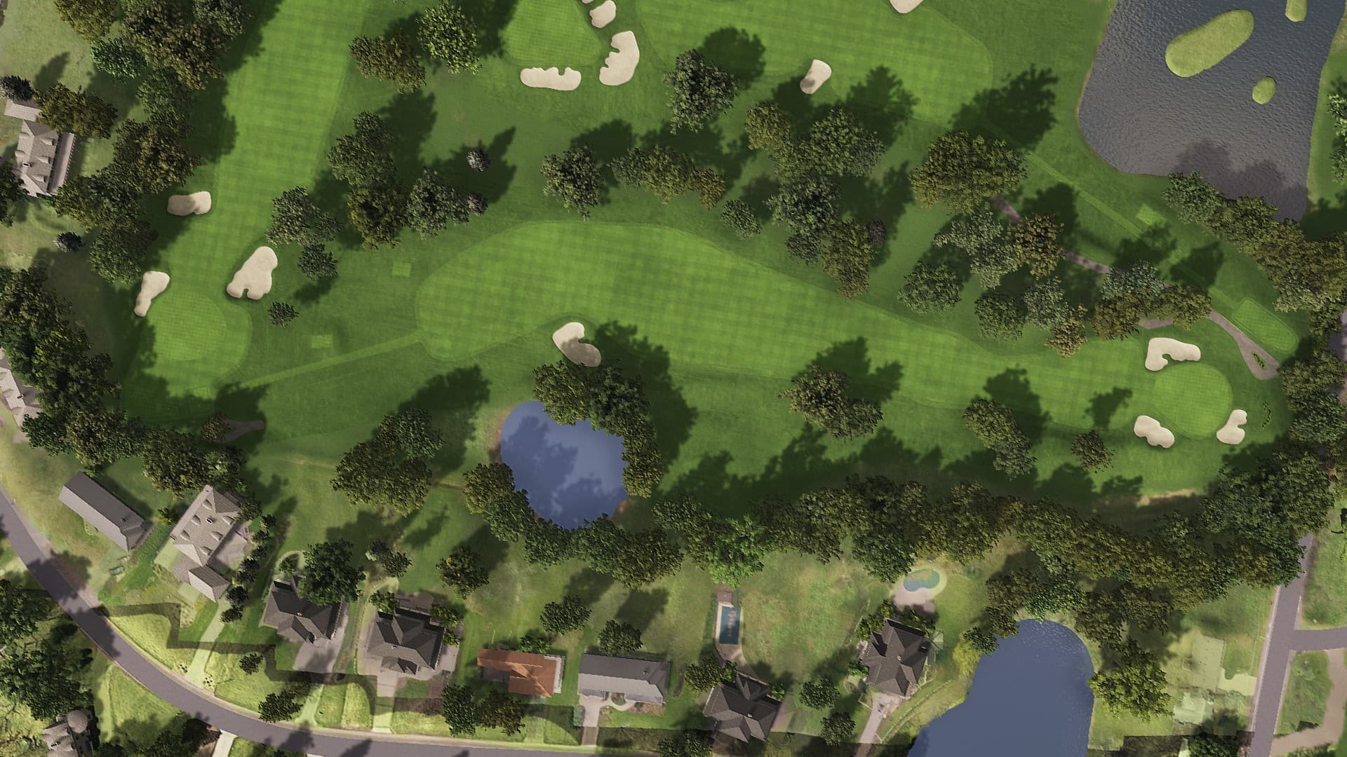 Hole 15 at Interlachen Country Club (Pre-Restoration)