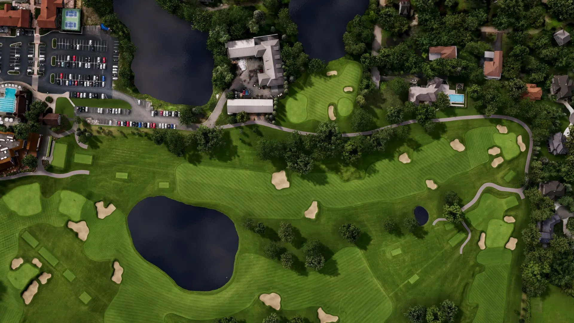 Hole 1 at Interlachen Country Club (Post-Restoration)